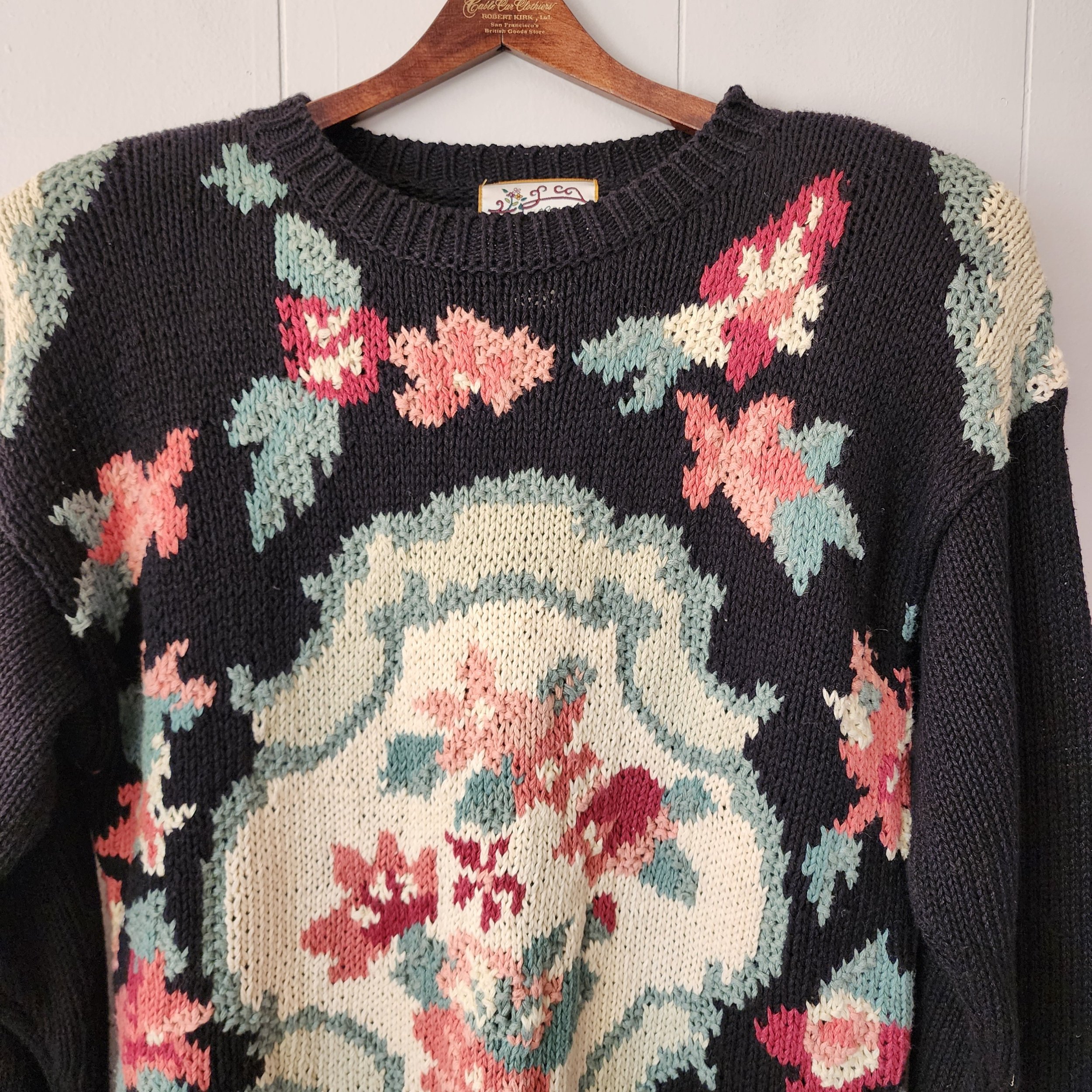 Heirloom Collectibles Floral Tapestry Knit - Hello Gorgeous Threads