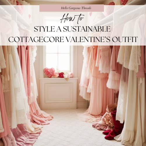 How to Style a Sustainable Cottagecore Valentineβs Outfit