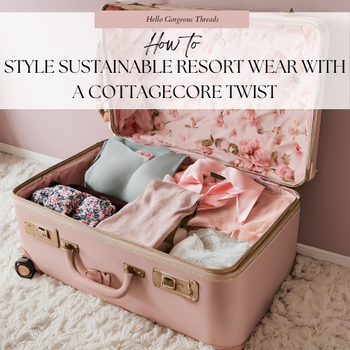 How to Style Sustainable Resort Wear with a Cottagecore Twist