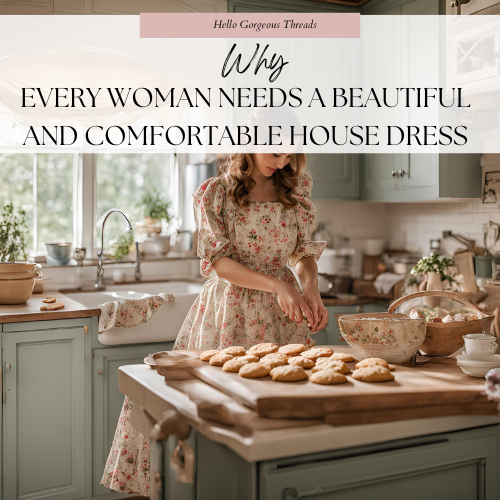 Why Itβs Time to Trade Your Sweatpants for Cottagecore House Dresses