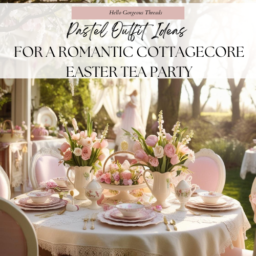 Pastel Outfit Ideas for a Romantic Cottagecore Easter Tea Party