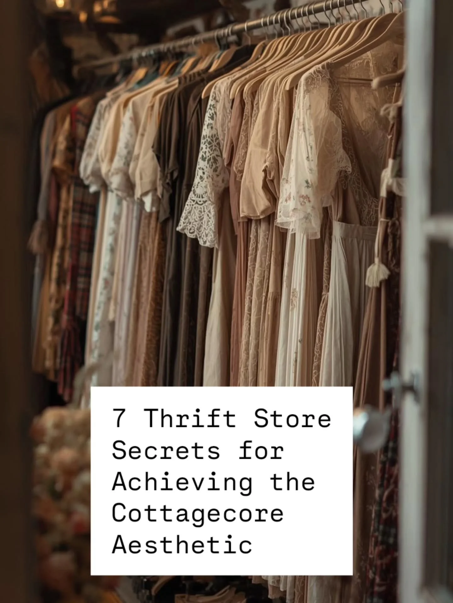 7 Thrift Store Secrets for Achieving the Cottagecore Aesthetic
Look for Natural Fabrics
Prioritize cotton, linen, and wool pieces that age beautifully and fit the soft, rustic charm of cottagecore.
Embrace Florals and Lace
Seek out vintage dresses,
