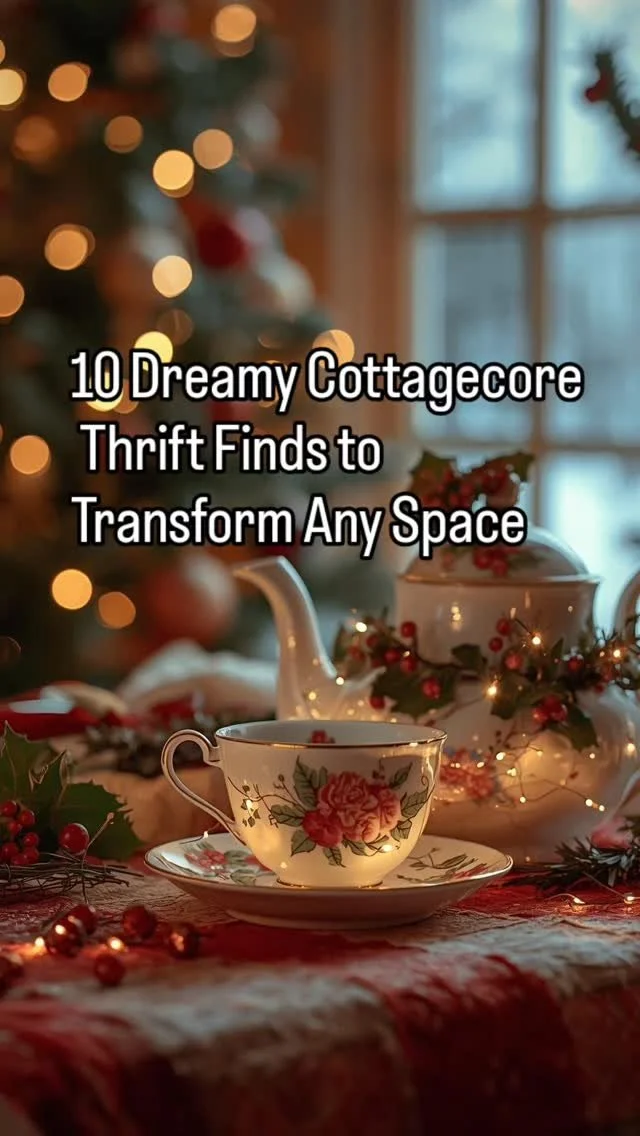 Comment " Transform " and Ill send you the whole list!
10 Dreamy Cottagecore Thrift Finds to Transform Any Space