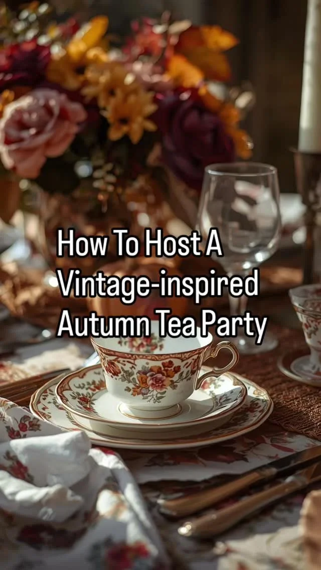 Comment " Tea Party" to get all my cottagecore tea party essentials on a Budget!