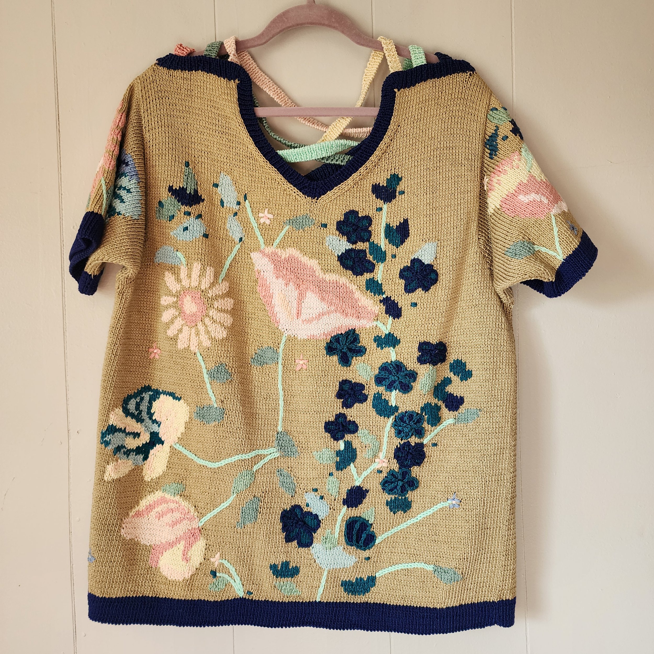 Berek Marta D Hand Knit Sweater 1992 - Hello Gorgeous Threads