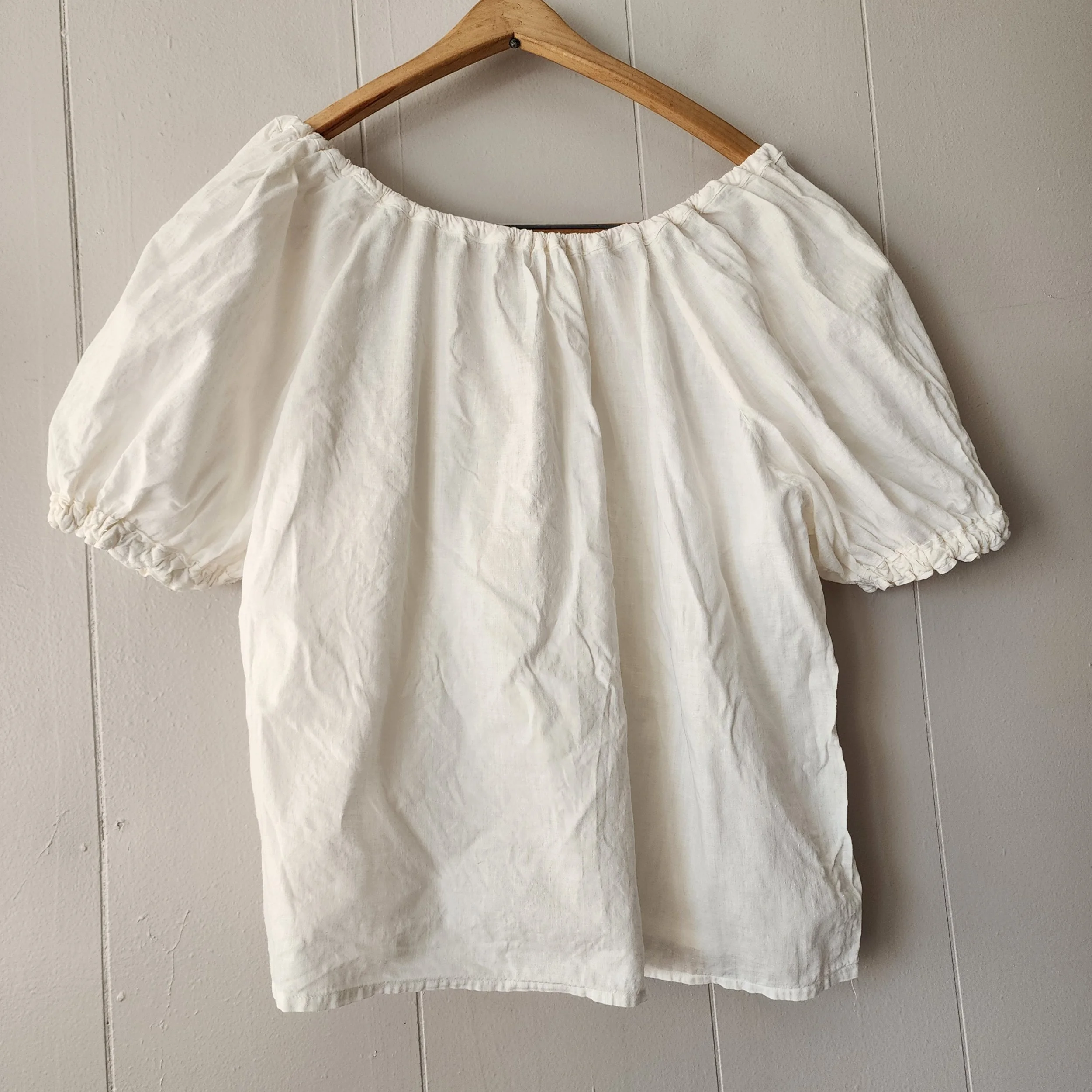 Antique Victorian/Edwardian Women’s Cotton Undergarment Set – Chemise, Petticoat & Pantaloons Eyelet Lace Trim - Hello Gorgeous Threads