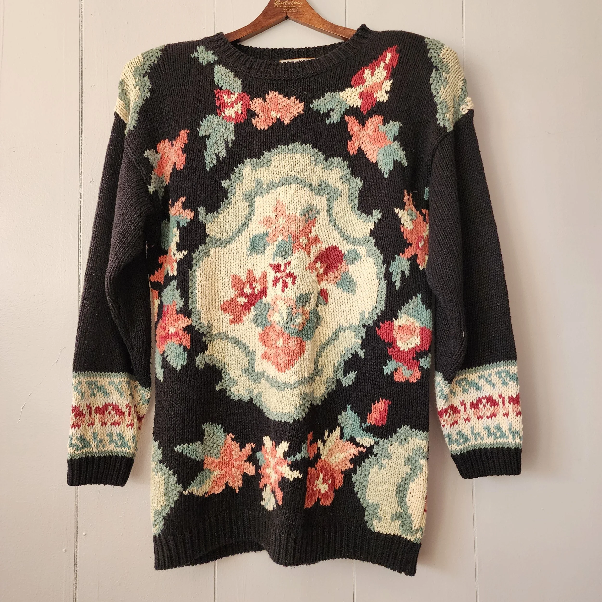 Heirloom Collectibles Floral Tapestry Knit - Hello Gorgeous Threads