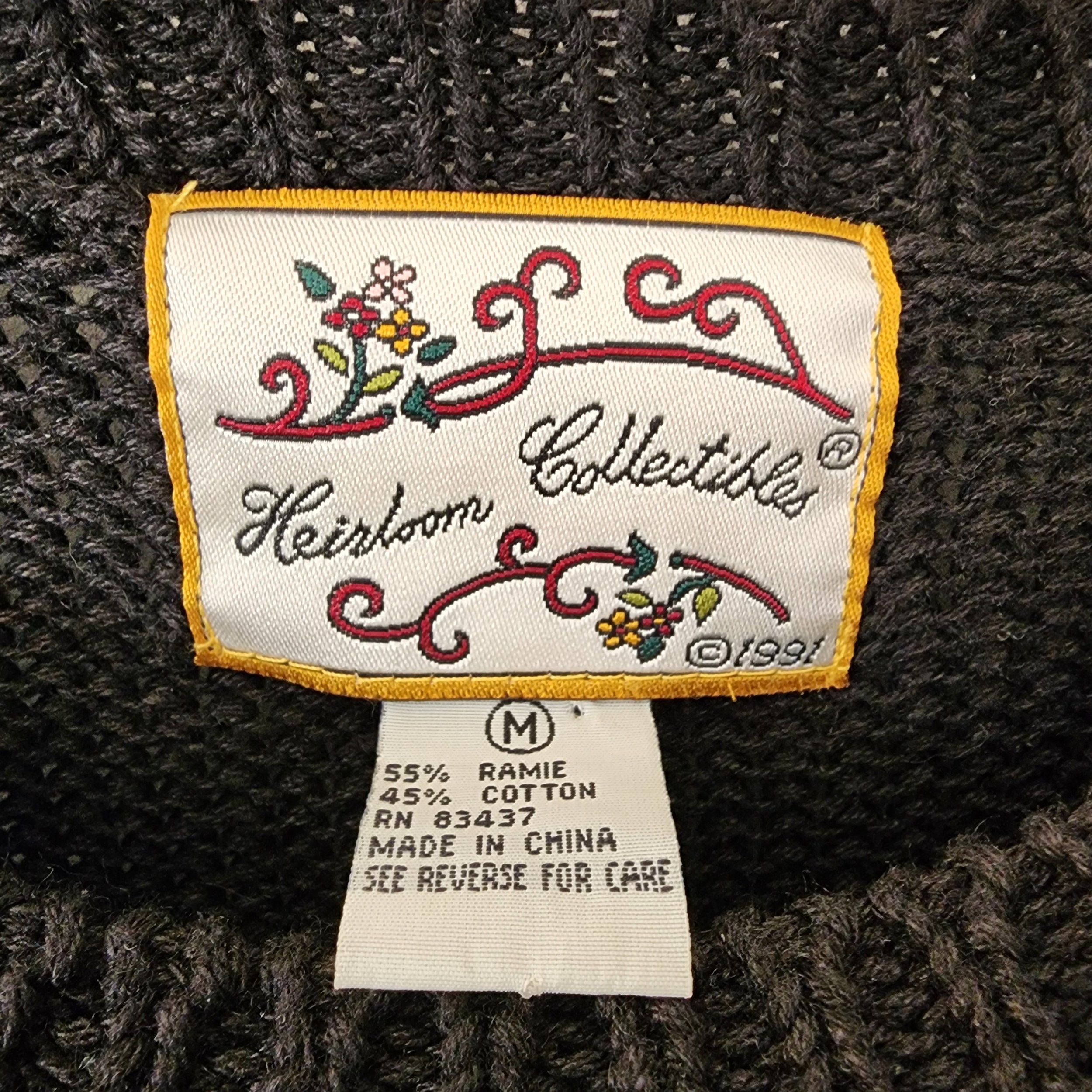 Heirloom Collectibles Floral Tapestry Knit - Hello Gorgeous Threads