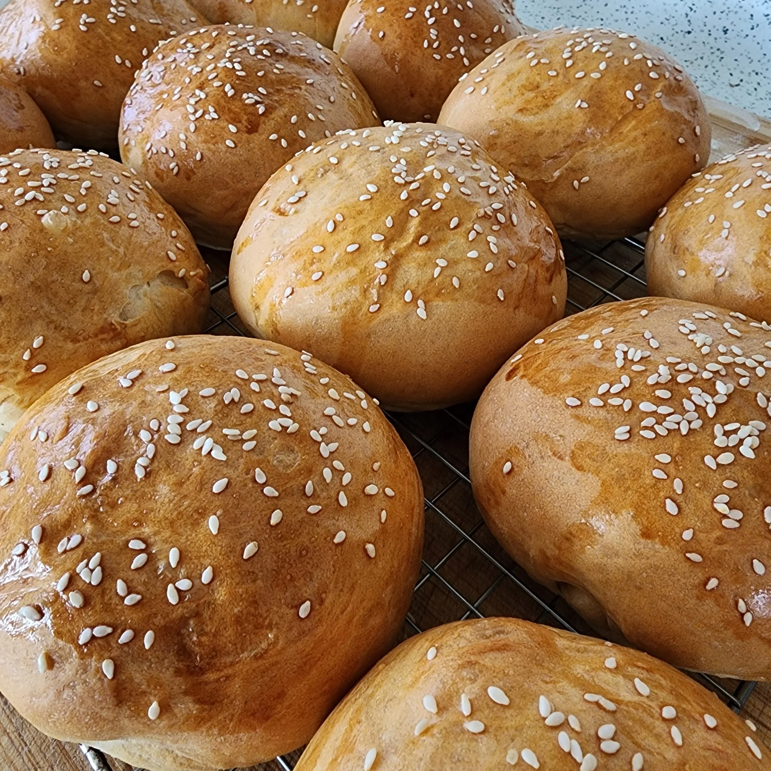 homemade burger buns, hamburger bun recipe, soft hamburger buns, baking with tallow, bread recipe from scratch, cottagecore kitchen, easy homemade bread, milk powder bread recipe, traditional bun recipe, homemade sandwich buns