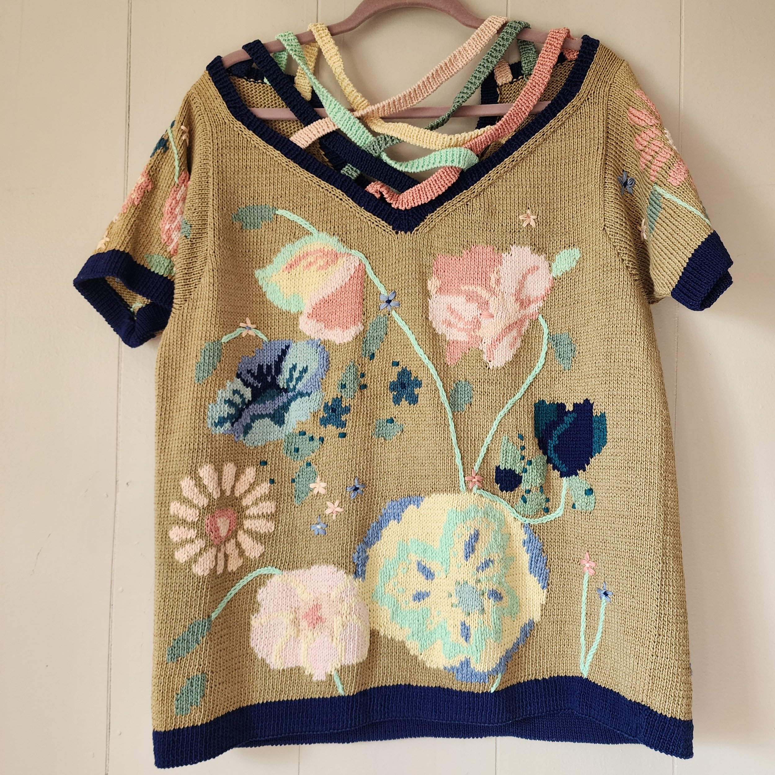 Berek Marta D Hand Knit Sweater 1992 - Hello Gorgeous Threads