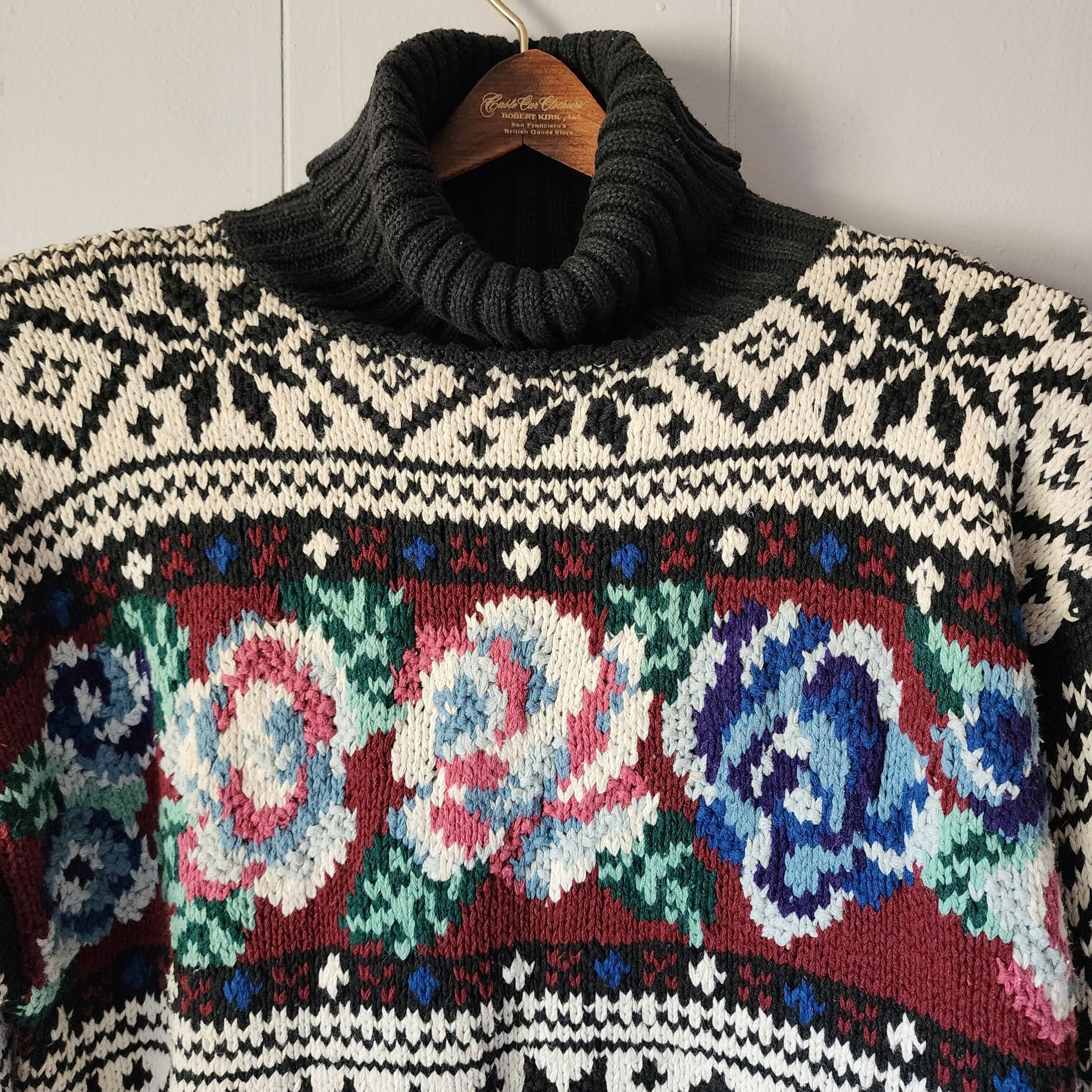 Reference Point Floral Fair Isle Knit - Hello Gorgeous Threads