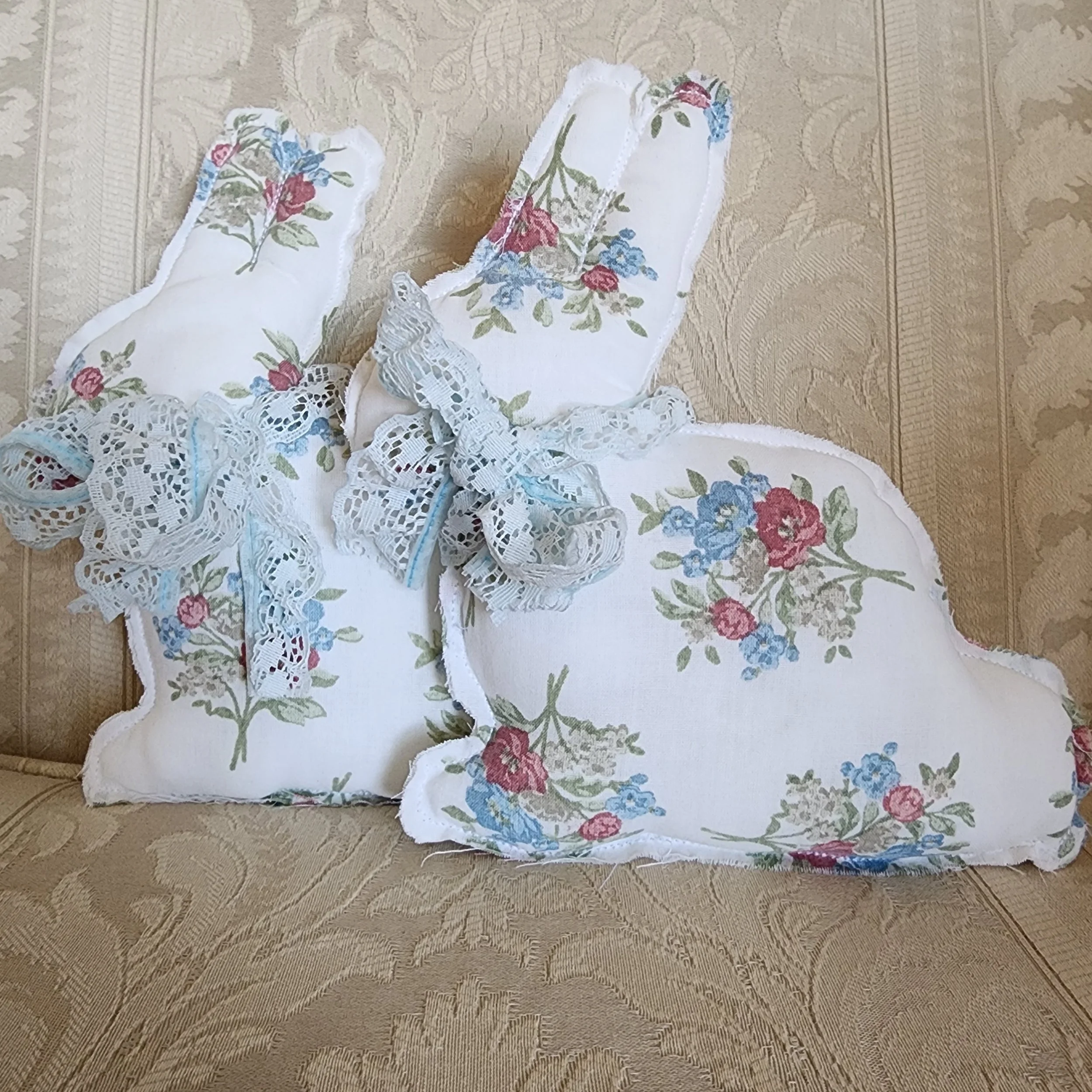 vintage Easter bunny, handmade easter bunny, Blue easter bunny, bunny for easter, easter basket, easter basket stuffers