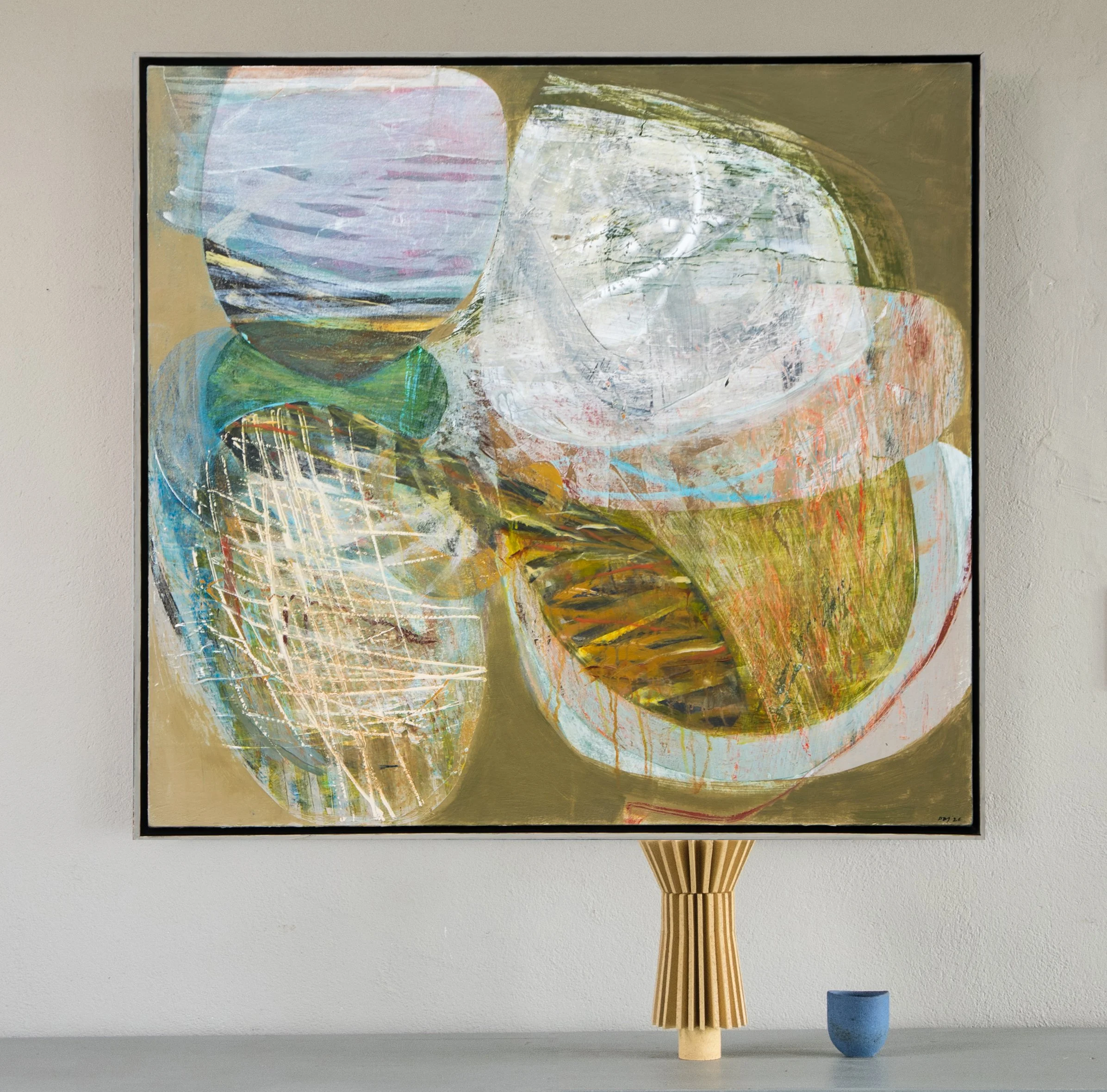 Chalk Pit. Acrylic on Canvas 92cm x 100cm