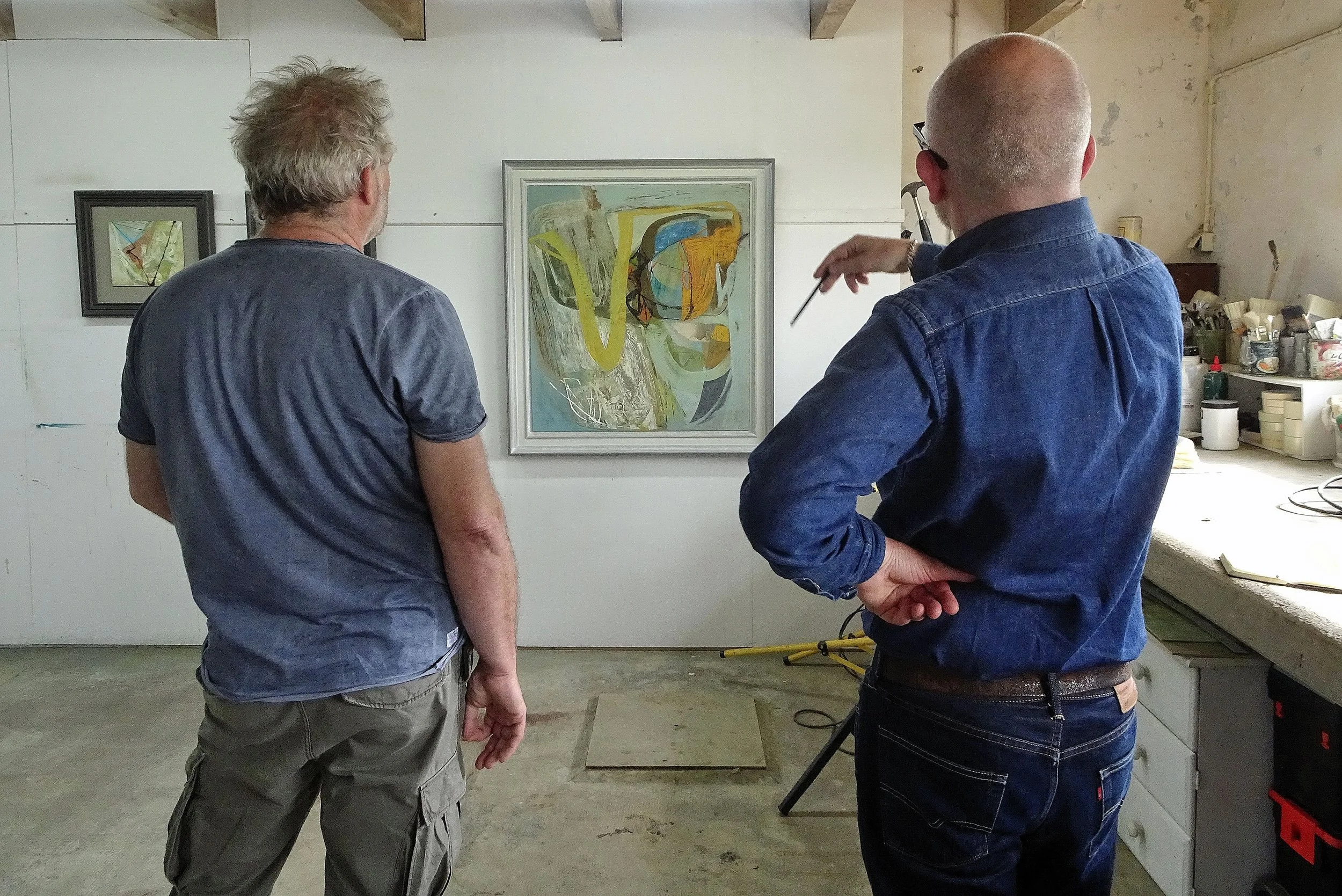 Dr. Ian Massey studio visit for 'Marks of Passage' solo exhibition 2016