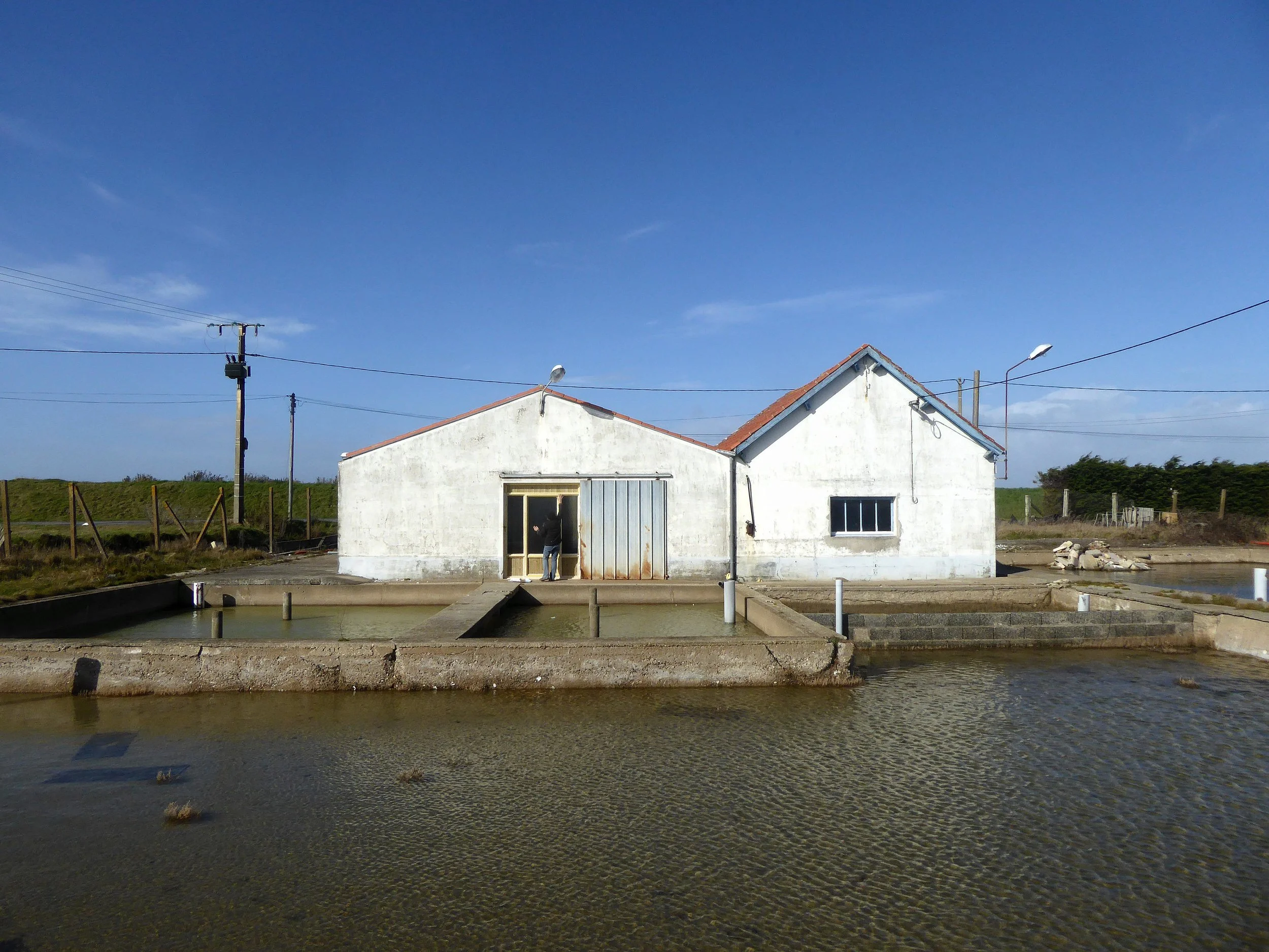 Studio in France, former oyster production factory