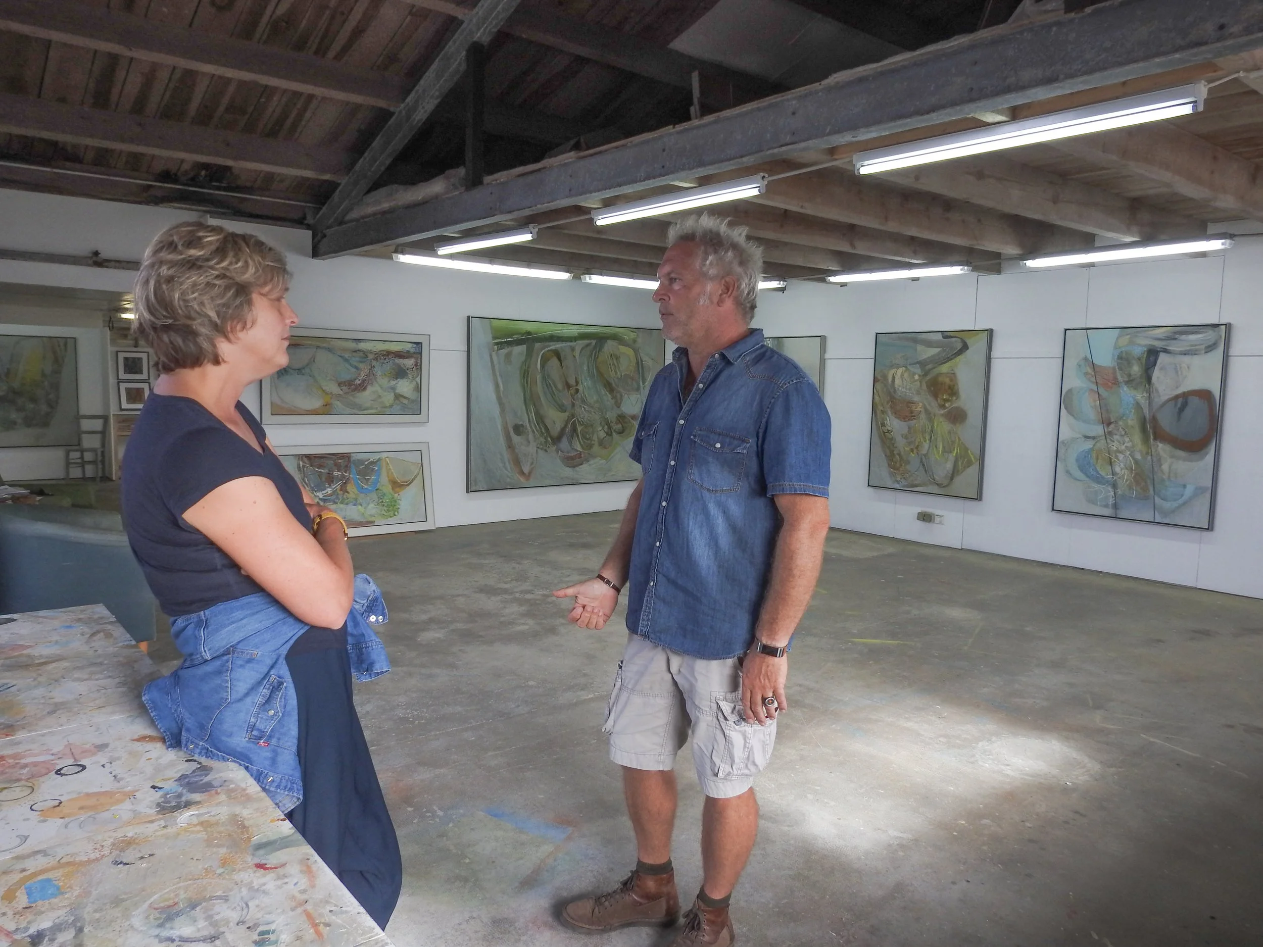 Jenna Burlingham studio visit 2018