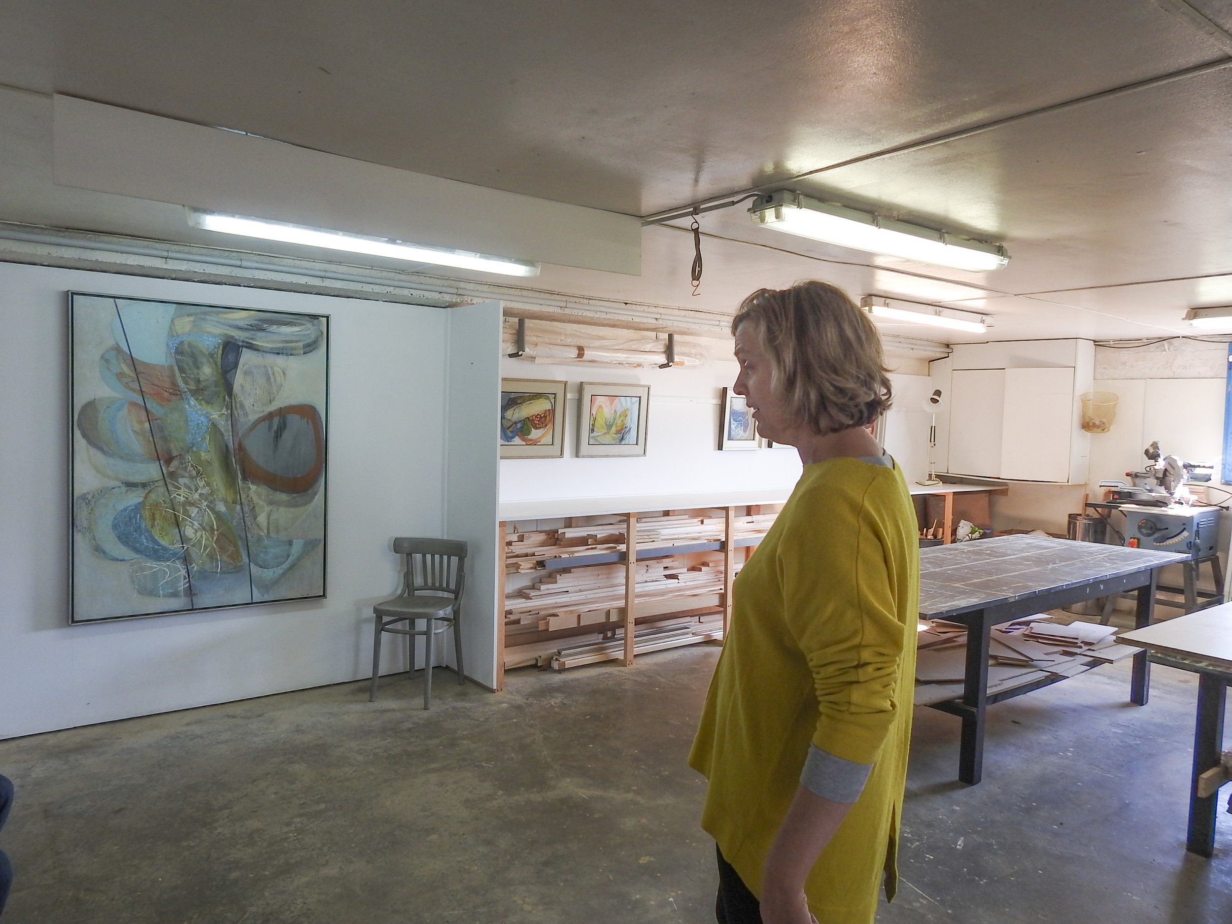 Jenna Burlingham studio visit 2016