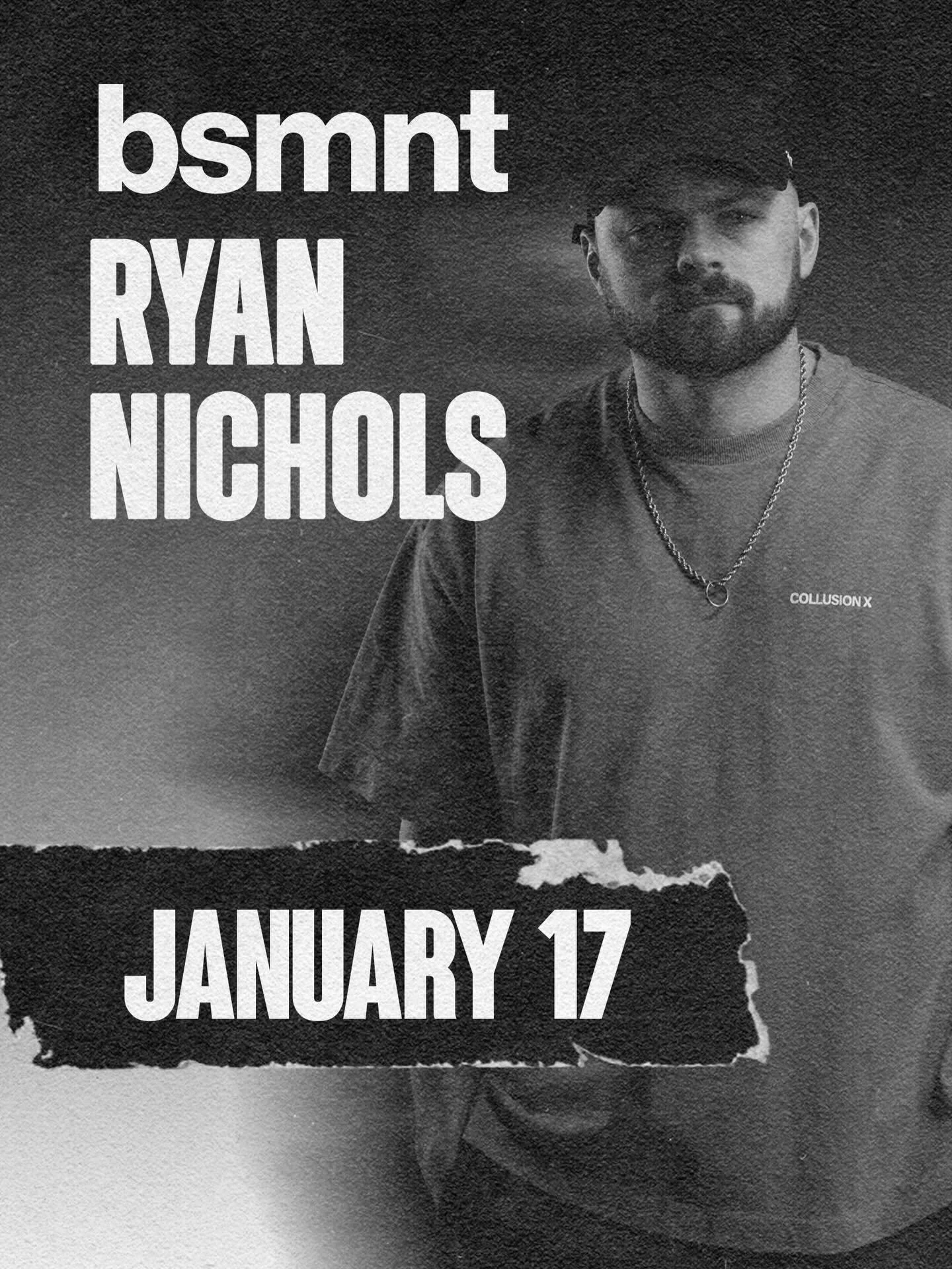 @ryannicholsofficial saturday. ticket link in bio.