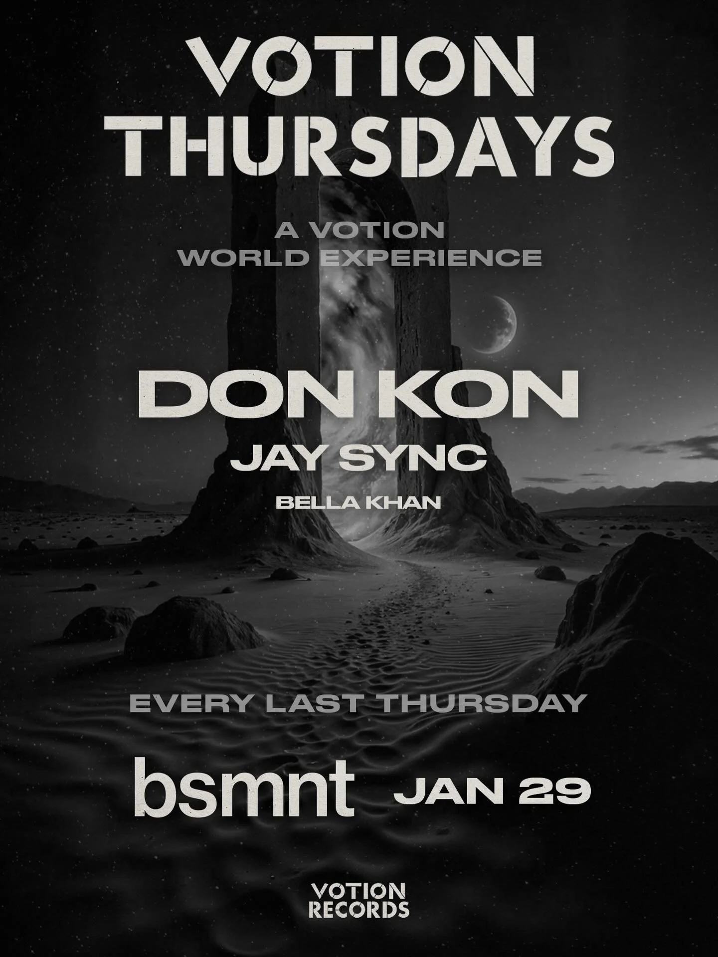 votion thursdays 1.29. ticket link in bio.