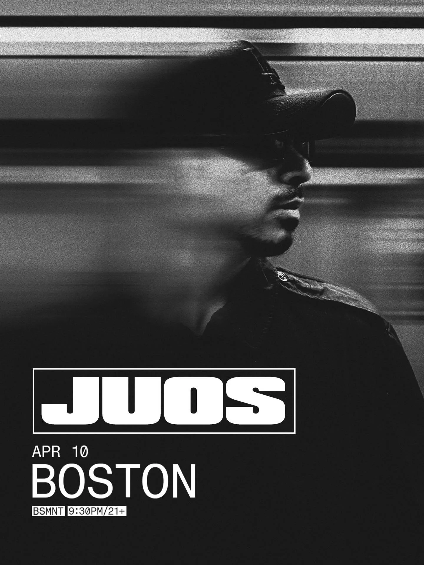 @juosmusic 4.10. ticket link in bio.