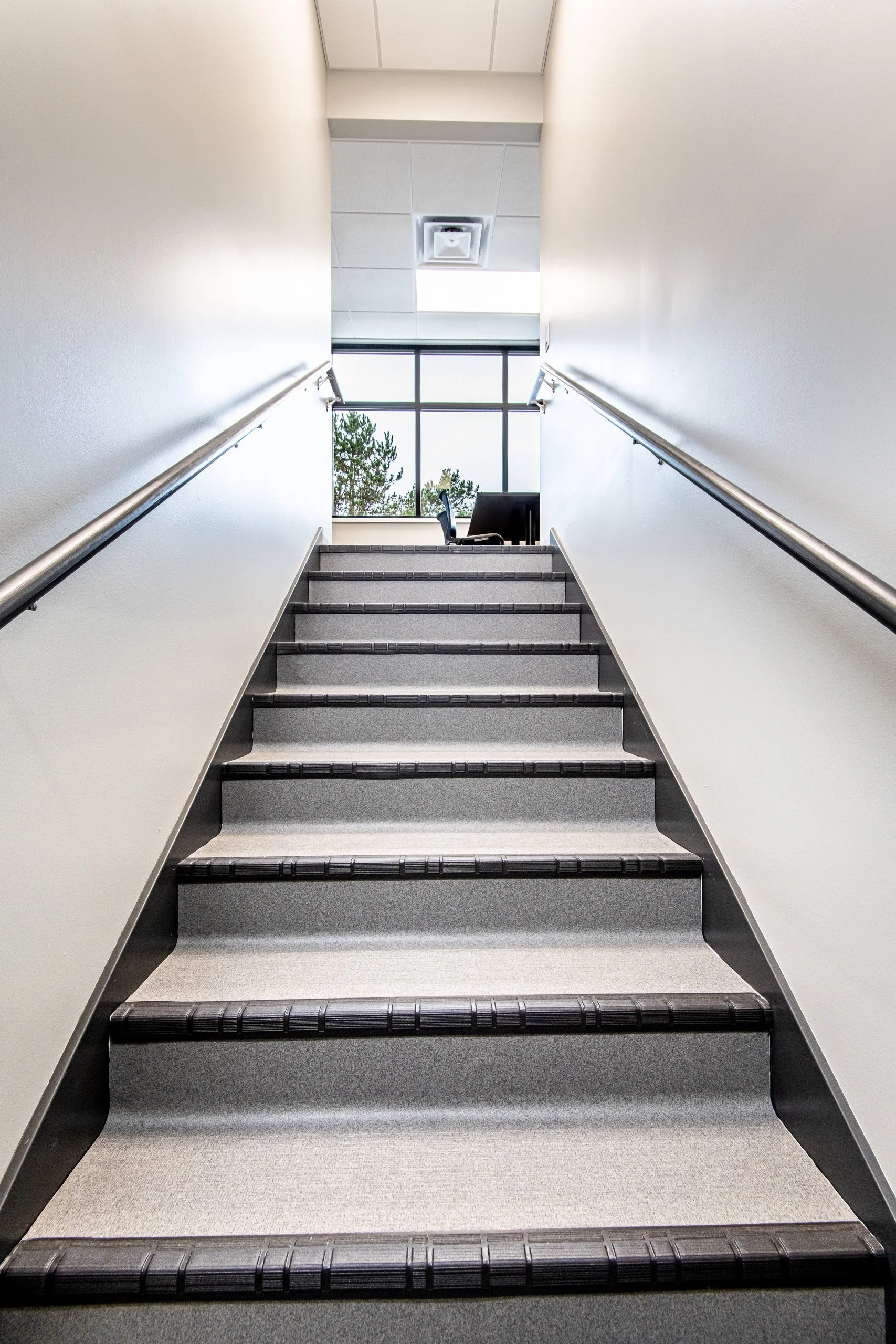 stairway leading to upstairs