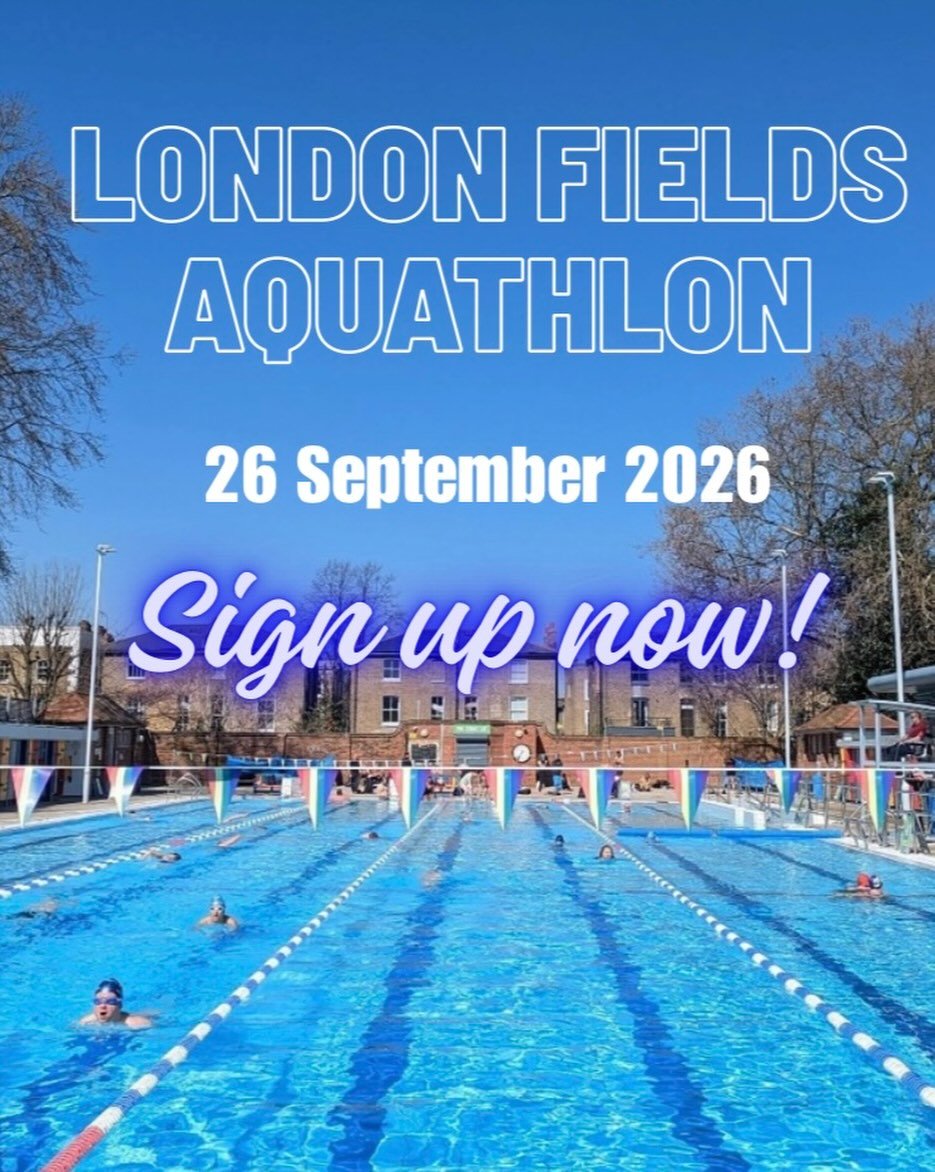 🏊&zwj;♀️🏃&zwj;♂️ LONDON FIELDS TRIATHLON CLUB AQUATHLON 📣

Join us on Saturday 26 September 2026 for the London Fields Aquathlon, part of the London League and open to athletes of all abilities.

📍 London Fields Lido, E8
⏰ Start: 8:00am
🏊 400m s