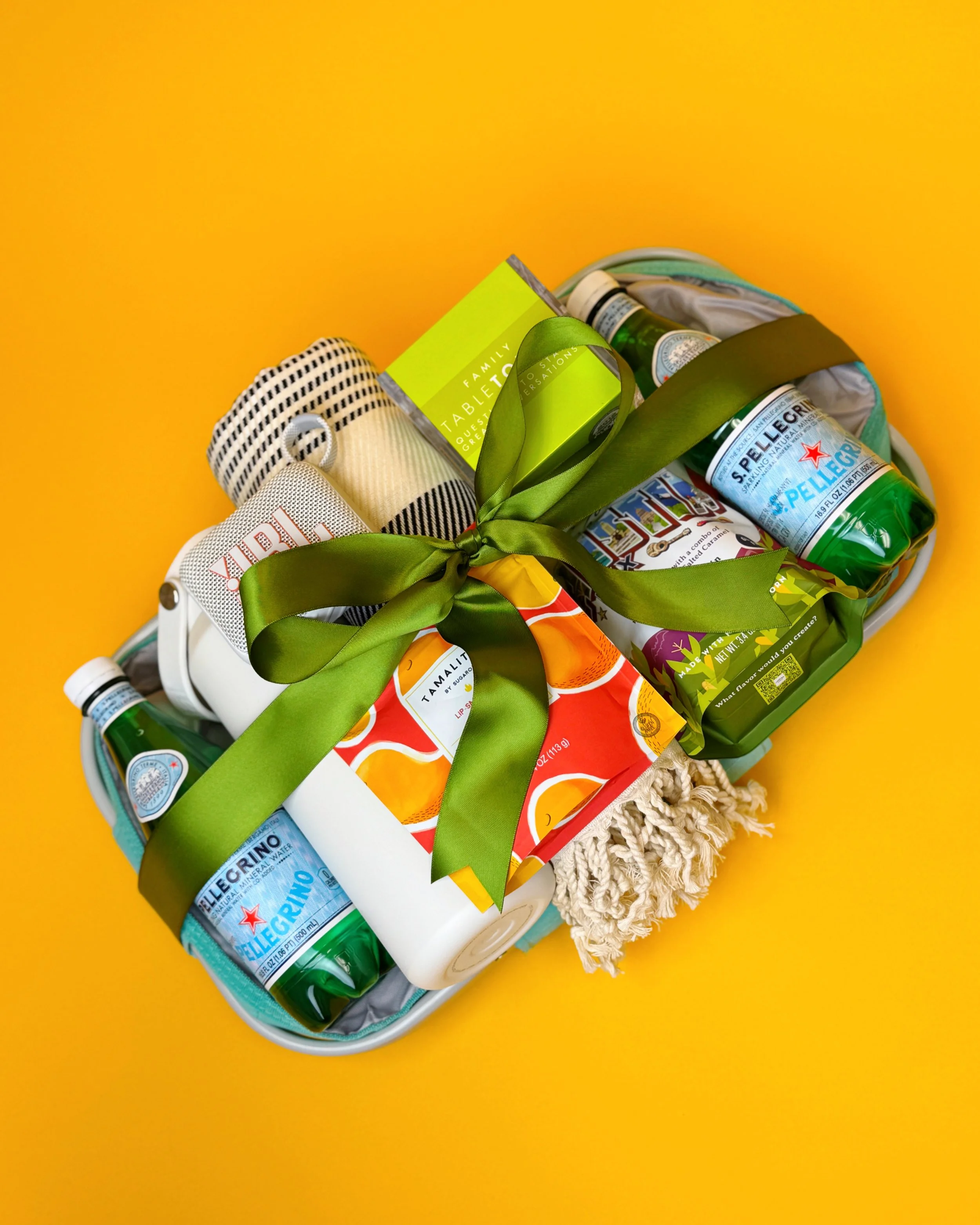 Good Company Gift, featuring picnic essentials and snacks in a fun, collapsable cooler