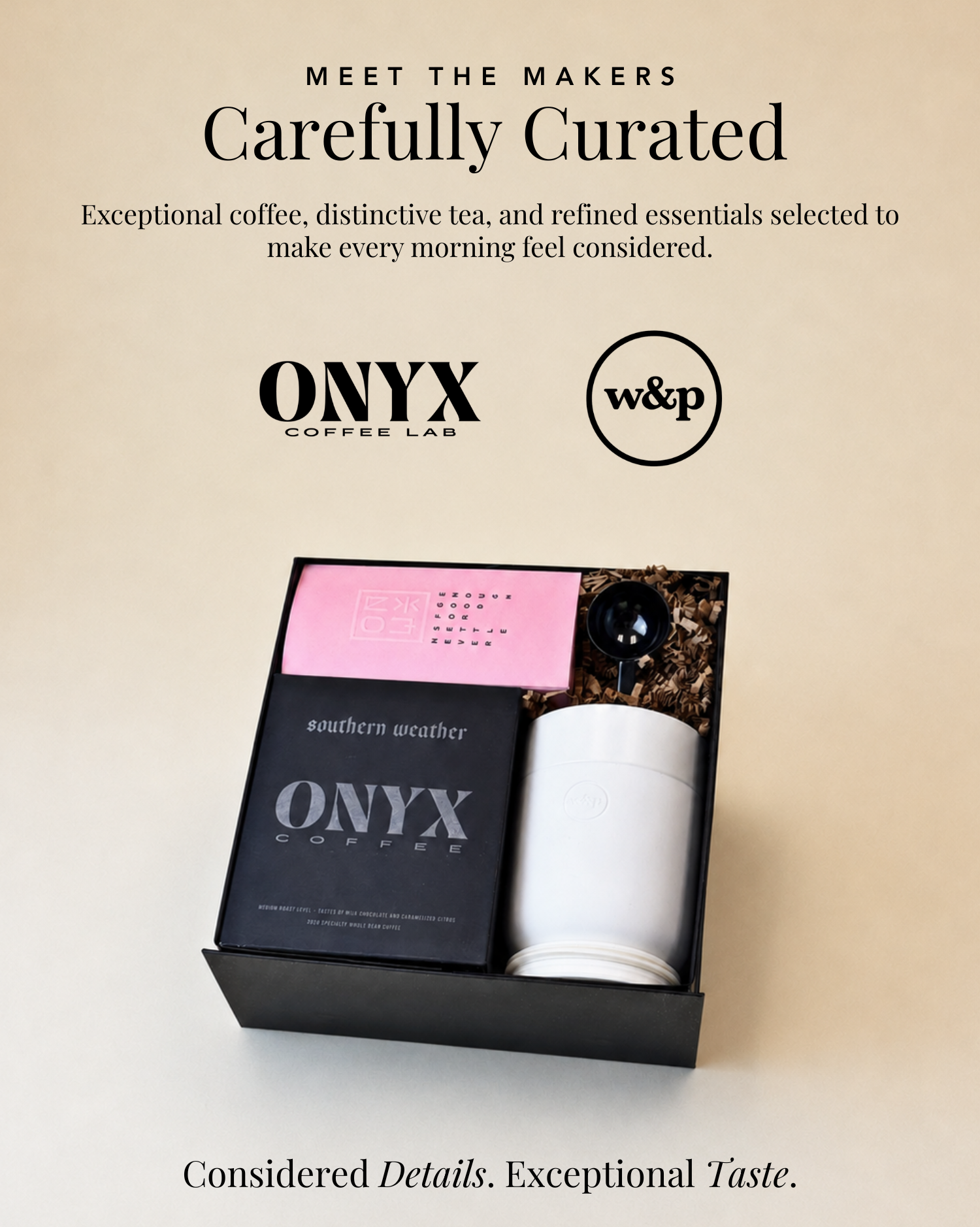 A spotlight on some of the vendors included in The Morning Ritual, including Onyx Coffee and W&p