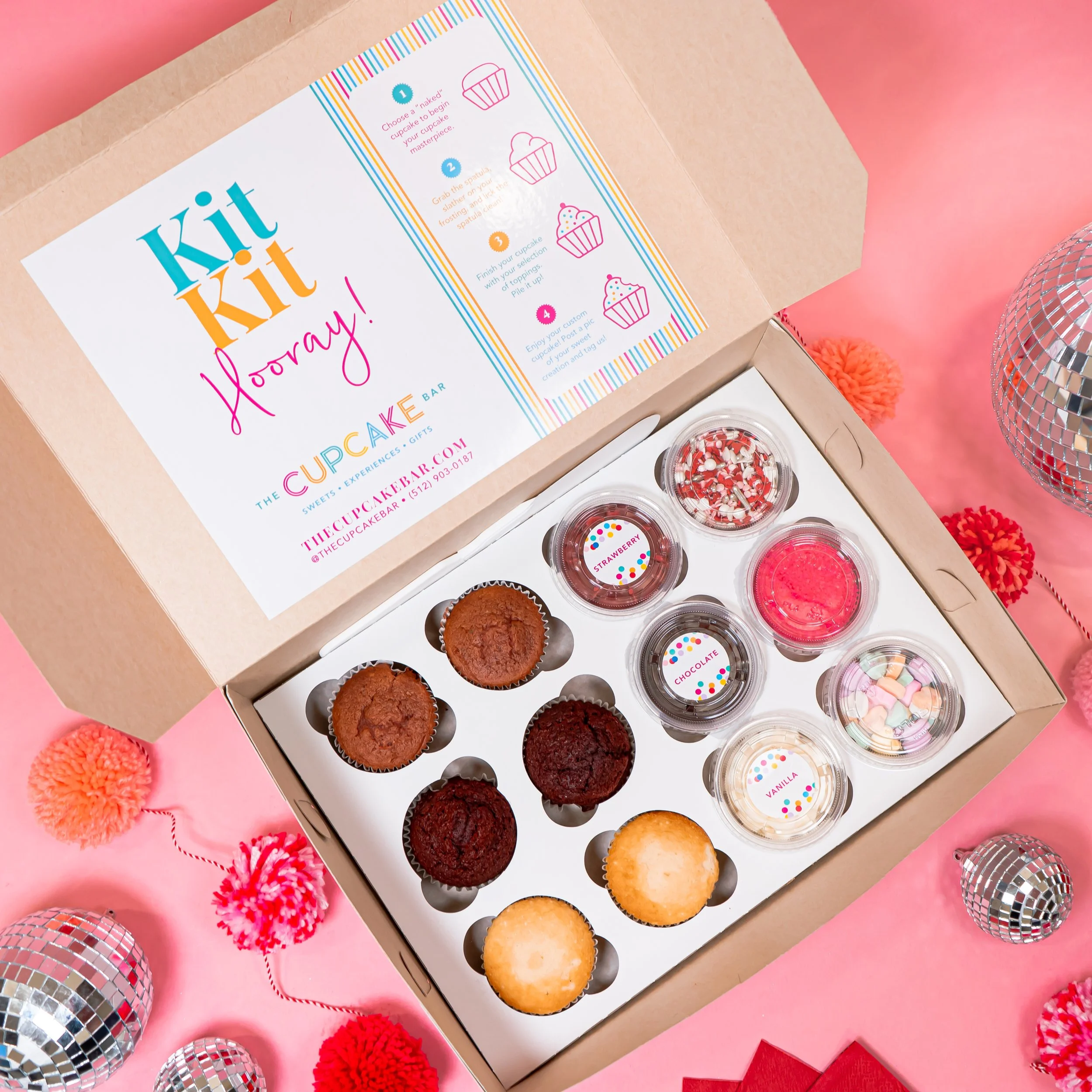 Valentine's Day Cupcake Kit