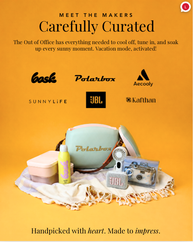 Meet the makers of the products inside The Out of Office, including Polarbox, JBL, Bask, Sunnylife, Aecooly, Kafthan, and more.