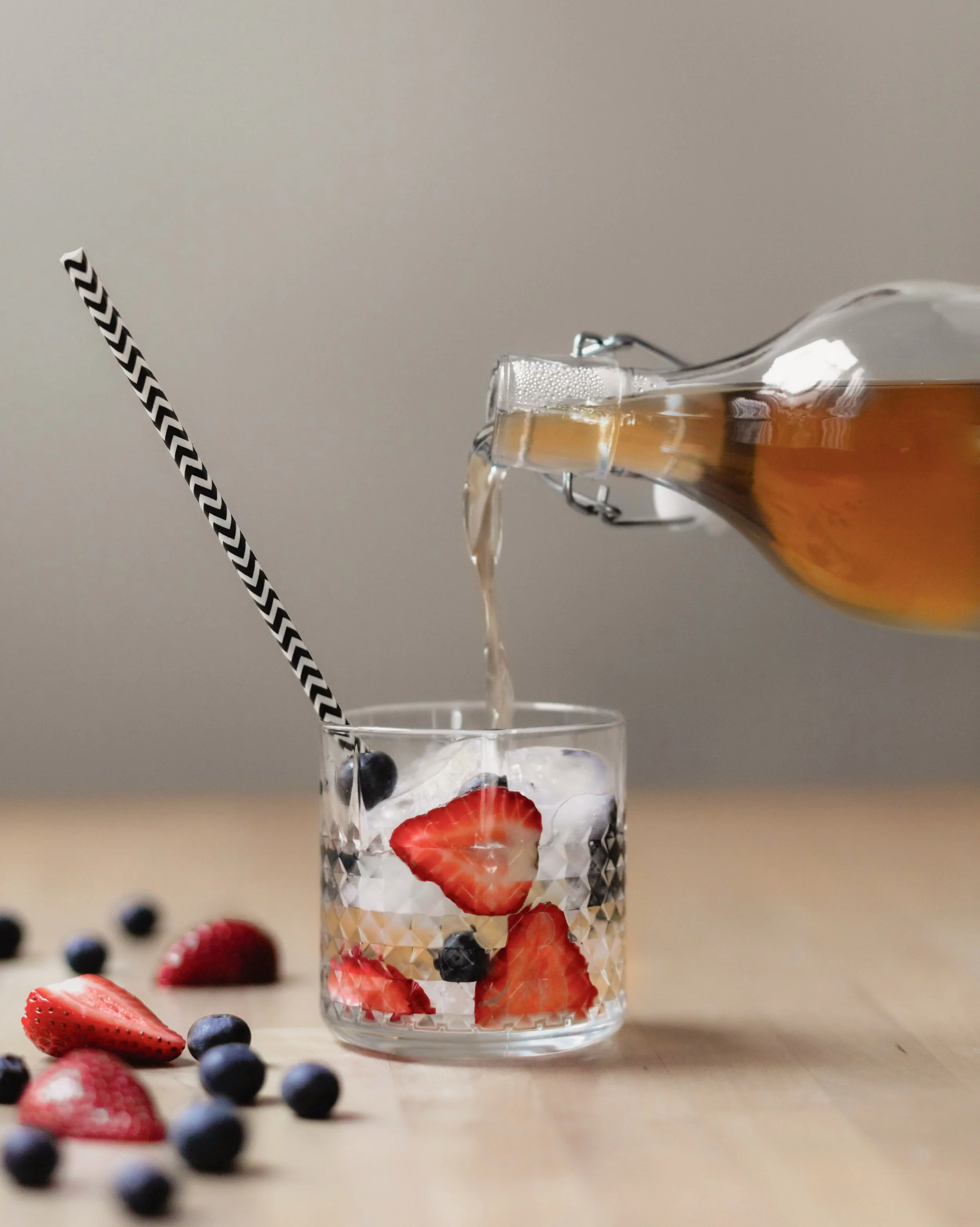 Who says tea is only for chilly afternoons? ☀️ ✨

Level up your iced tea game today by pouring our signature brew over a mountain of ice and loading it with fresh, juicy strawberries and blueberries. 🍓🫐

It&rsquo;s bright, bold, and exactly what yo