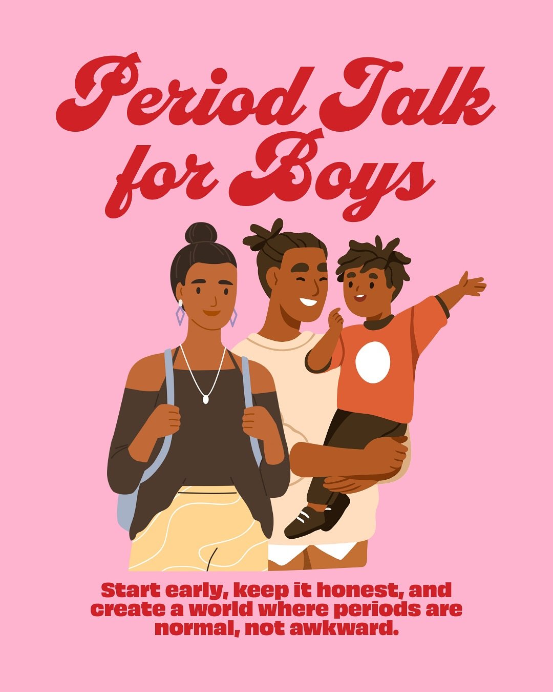 Menstrual health education isn&rsquo;t just for girls! Here&rsquo;s some tips on how to talk to your boys about periods. 

#menstruationmatters