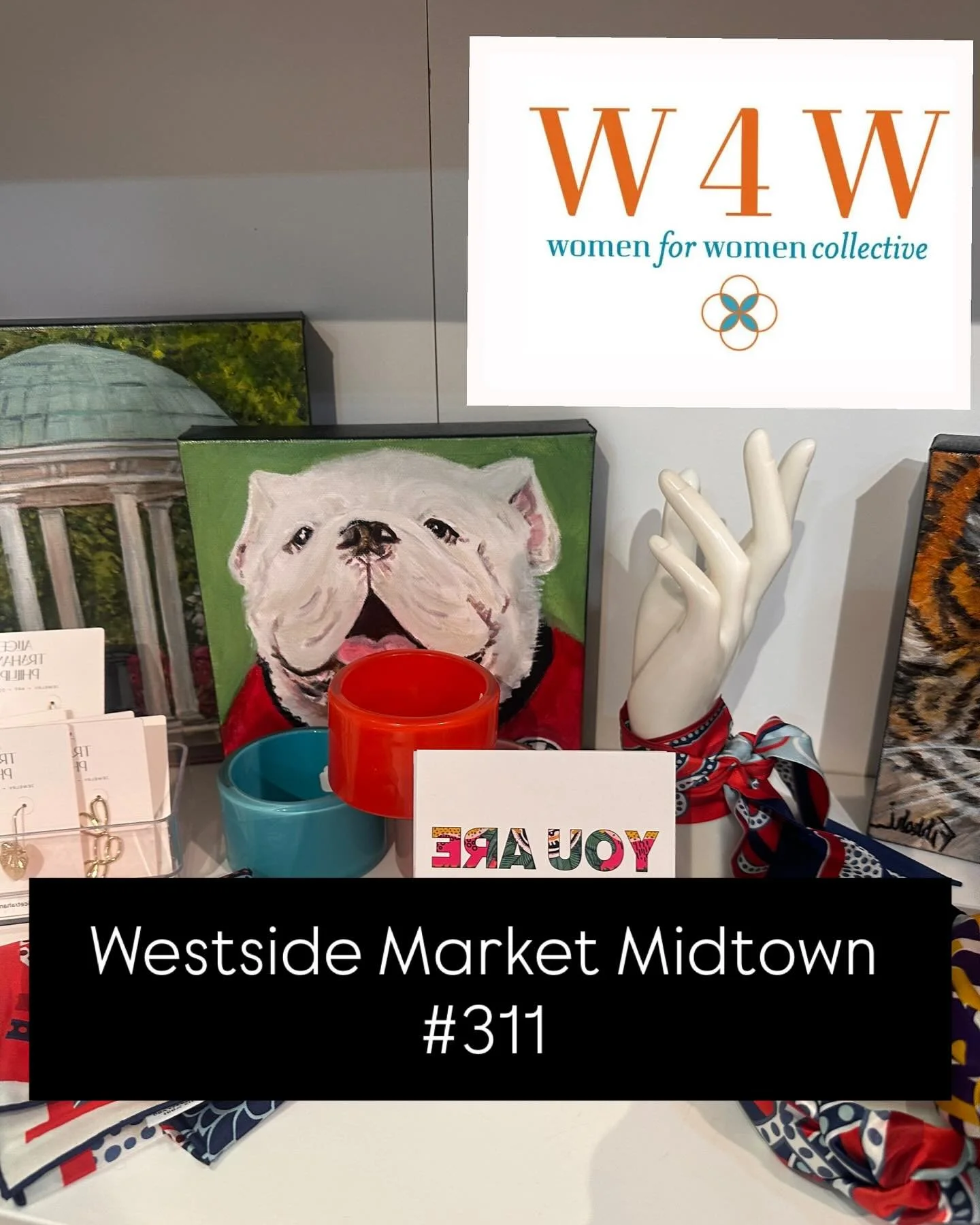🌿 What Is the W4W Collective?

The W4W Collective is where creativity and community come together. ✨
Located inside Westside Market Midtown (Booth #311), it&rsquo;s a curated space showcasing women-owned businesses from across the Southeast &mdash; 