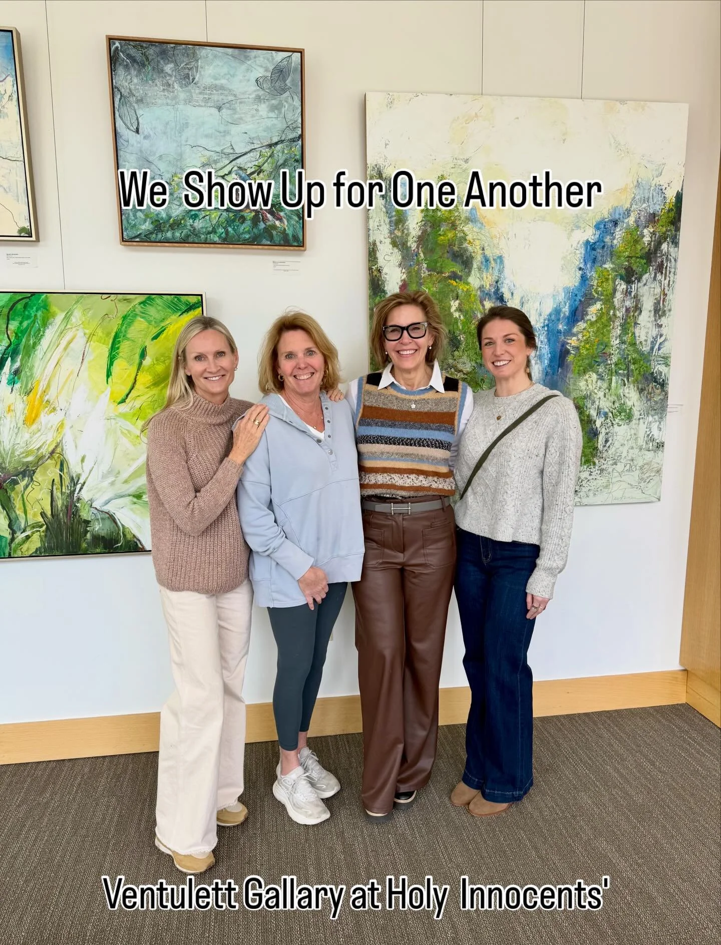 Celebrating Leigh Kershner 💗
A W4W field trip to the Ventulett Gallery to see her exhibition Embracing the Journey. Leigh walked us through her work and shared the stories behind each piece &mdash; such a meaningful way to experience the art.

This 