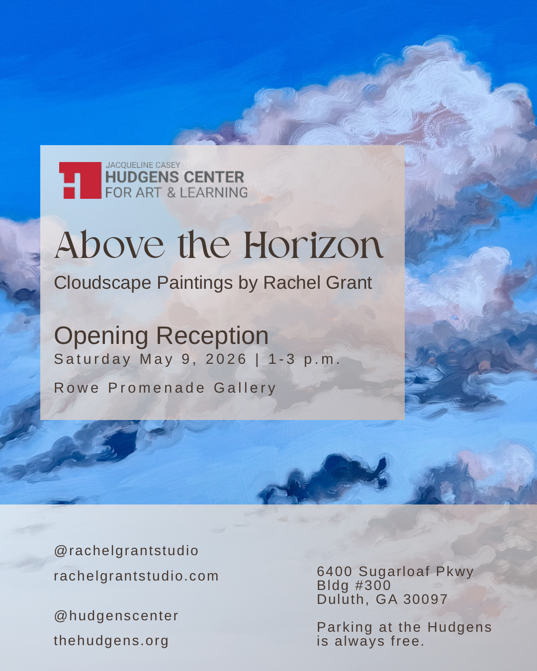 Rachel Grant at Hudgens Center for Art & Learning