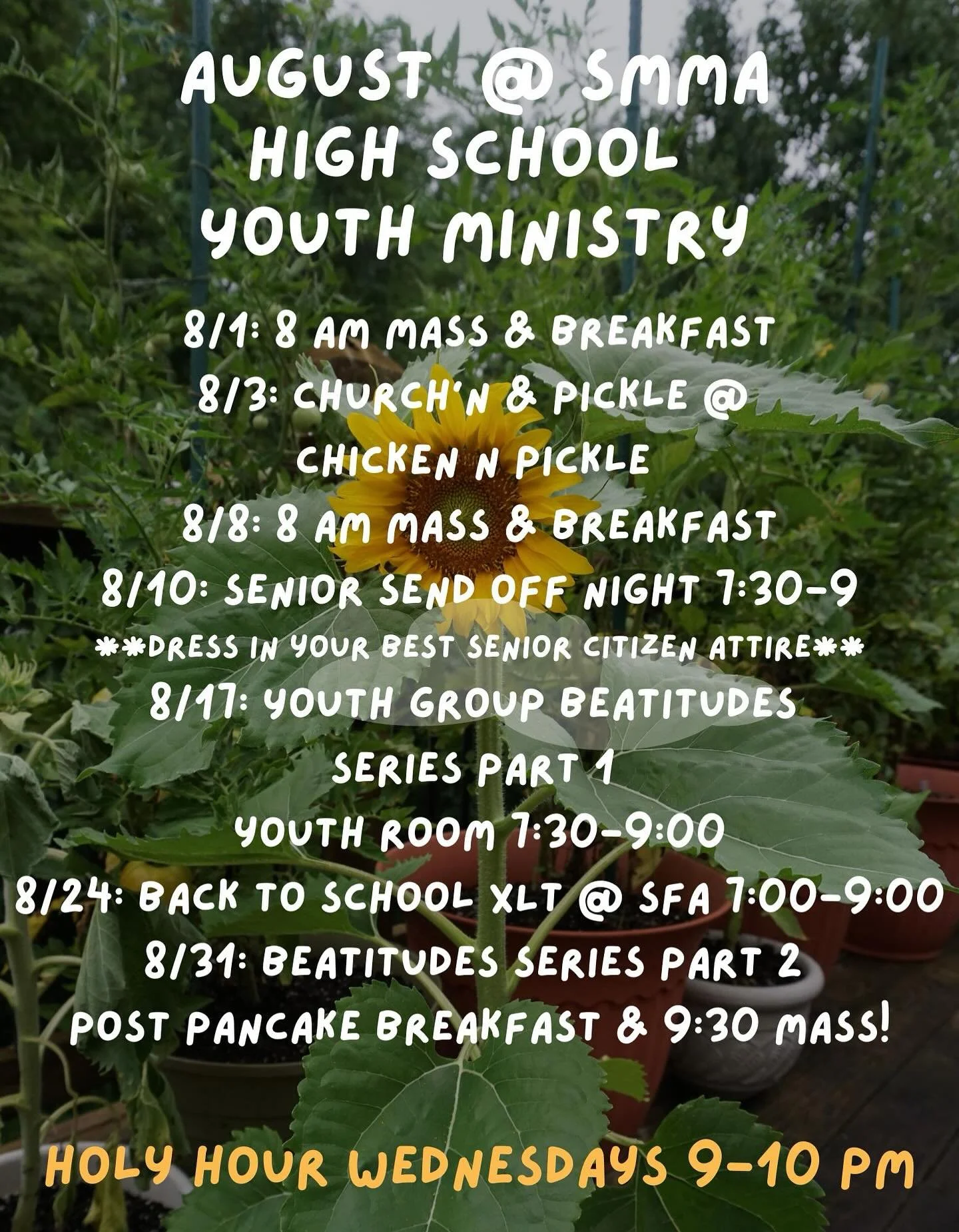 A bit of summertime sadness as we get into August, but man there is so much to look forward to this fall. 

St. John Vianney, pray for us