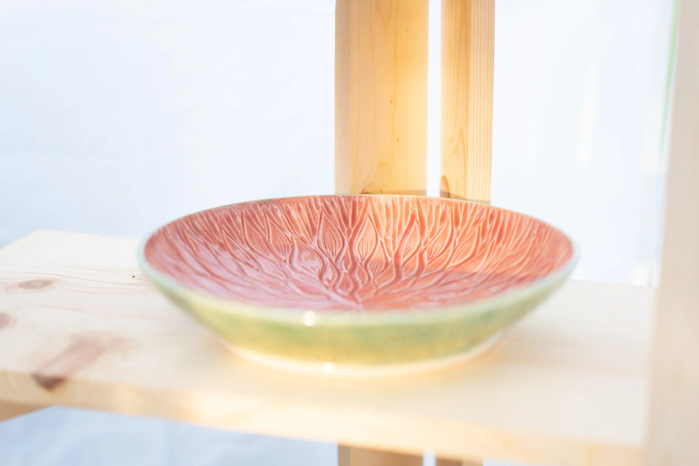 2026: Carved floral platter