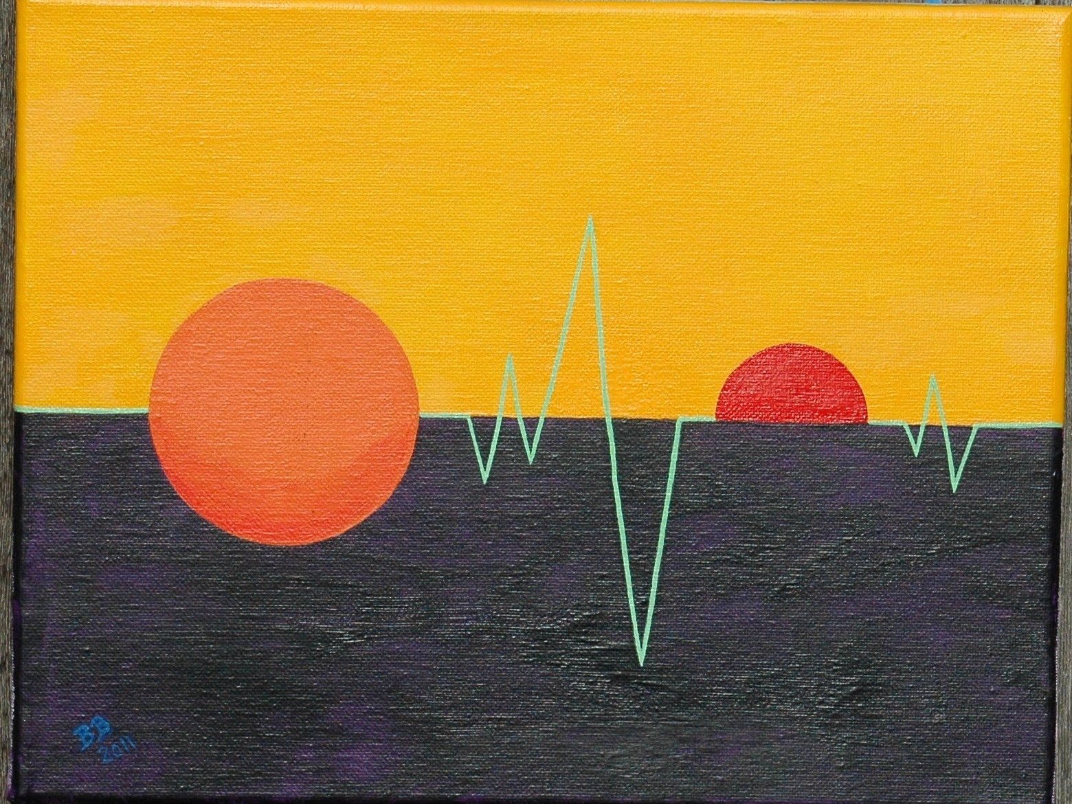 Circle Cherry 16" x 20" $75
