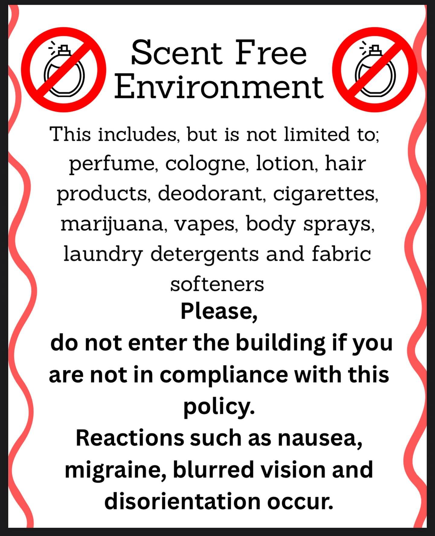 Please be aware that Clayverly&rsquo;s is a scent free environment.
