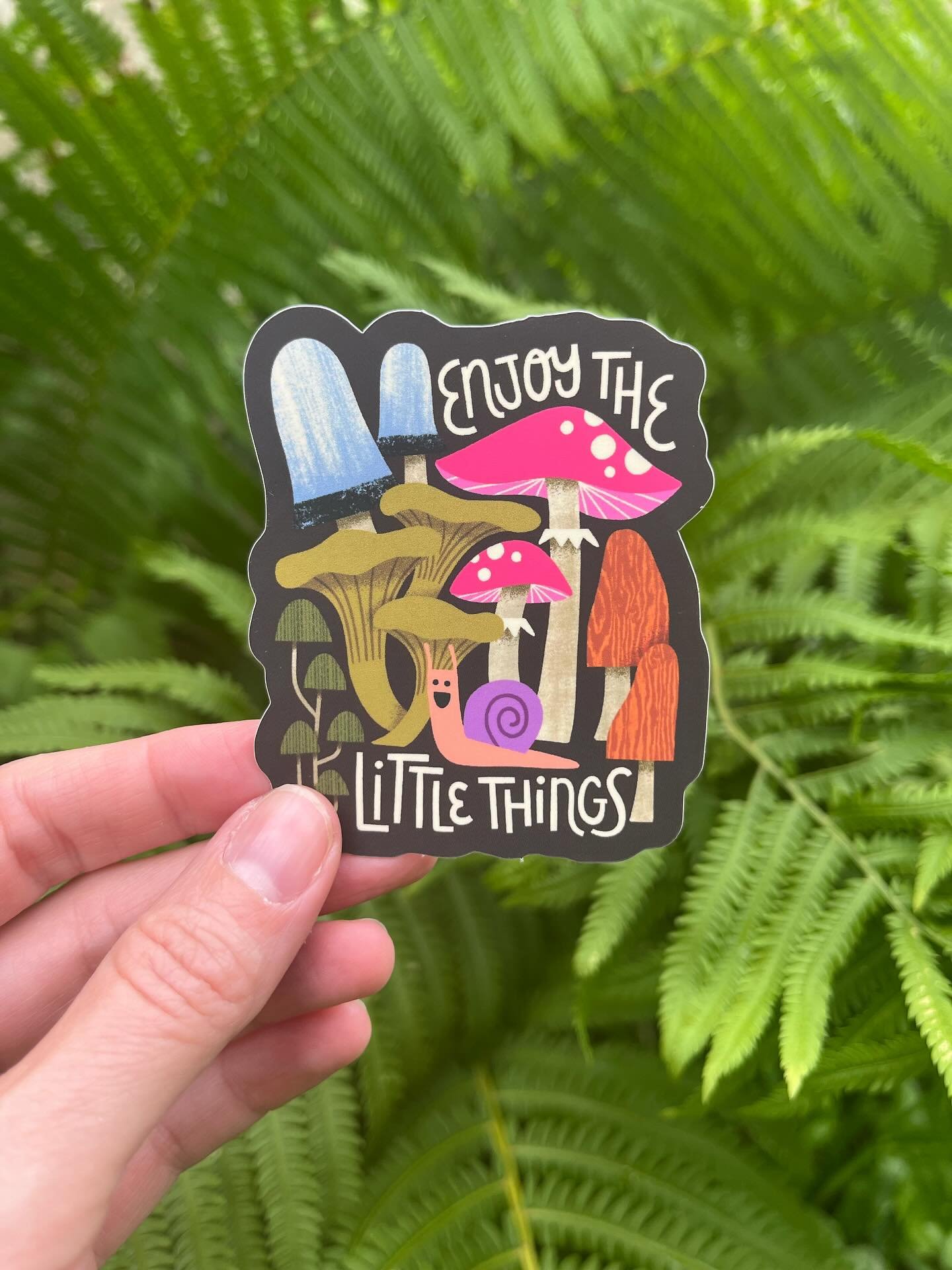 Lil&rsquo; mushroom buddy sticker is coming with me tomorrow for the @clovermarket in Kennet Square. The weather will be beautiful, so come on out have a beer &amp; support some local makers 🍄💚

#clovermarket #kennetsquare #mushrooms #shoplocal