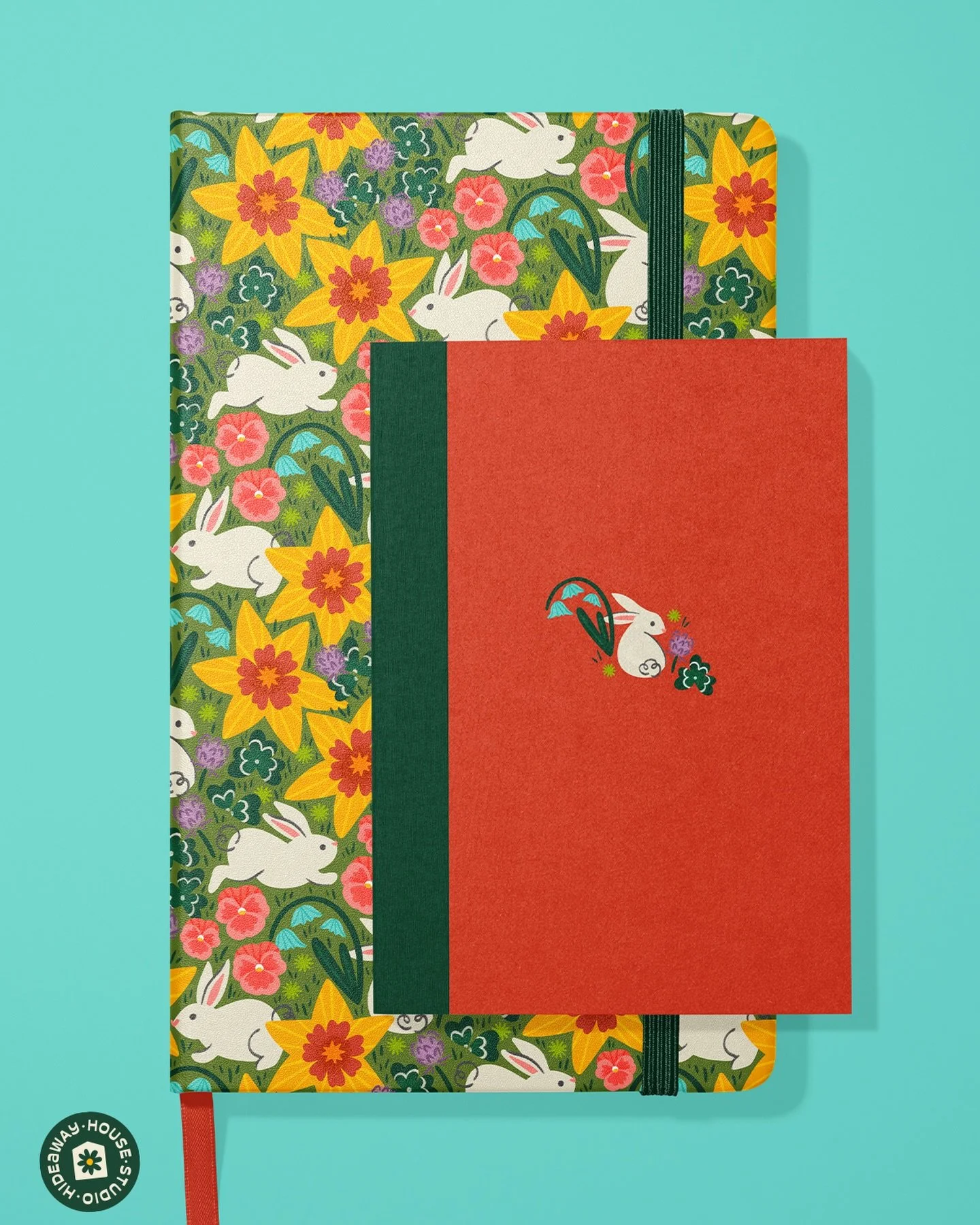 Day 15 &amp; 16: Bunnies

Just had to do a little journal mockup 🐰🌼

#thepatternchallengebymel #patternchallengebymelwinter26
#surfacepatterndesign #springpatttern
@melanie.johnsson 

Spring Pattern | Stationery Design | springtime | Cottage Core