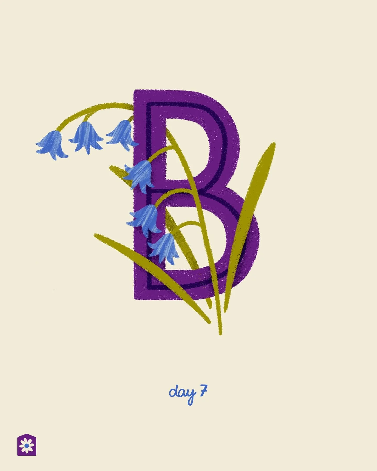 Day 7: Bluebells
Just made it before 12 🙃

#100dayproject #bluebells #botanicalillustration #alphabetillustration