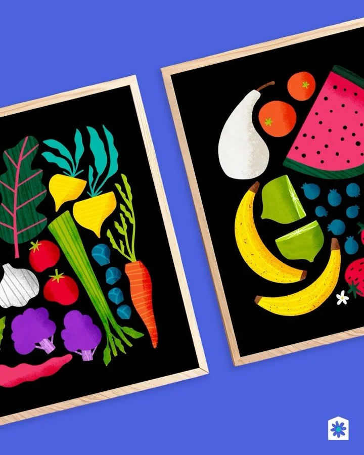 Bright, cheerful and full of whimsy, these illustrated Art Prints bring a little joy to the everyday. Available in 8x10 and 11x14 sizes. 

If you&rsquo;re shopping @faire_wholesale Summer Market, use my direct link in my bio or hideawayhousestudio.fa
