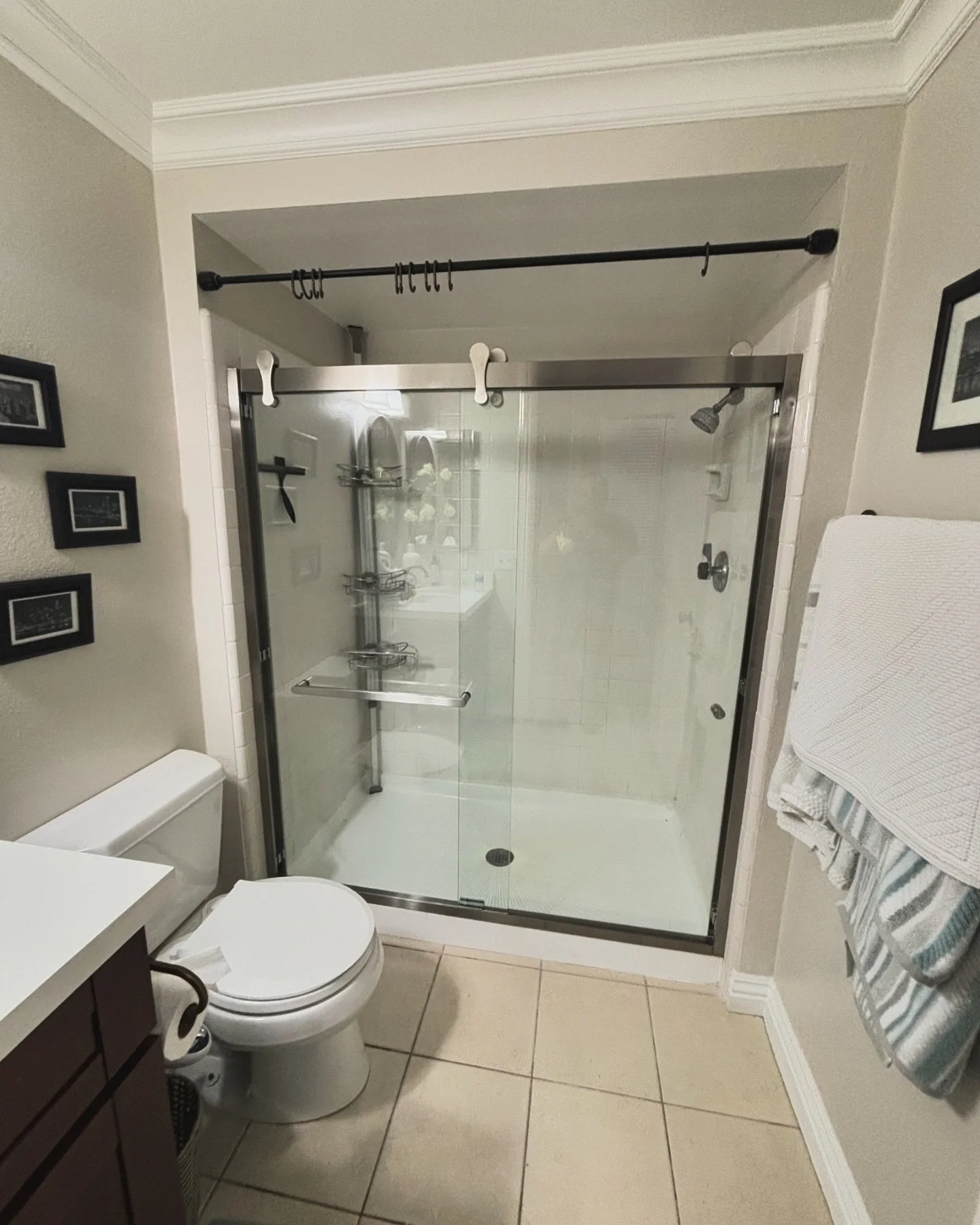 Another framed double slider! This unit is a brushed nickel frame with 5/16&rdquo; thick glass. It&rsquo;s sleek, and retro! This unit can be yours for as low as $950 including installation! Call in for a quote today (949) 342 0023 

#framedslider #d
