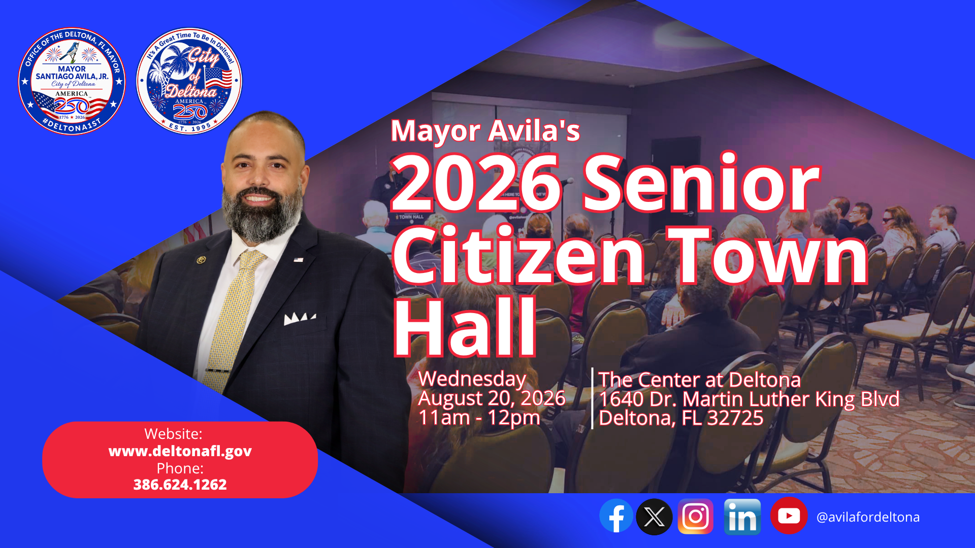 Mayor Avila’s Senior Citizen Town Hall for 2026