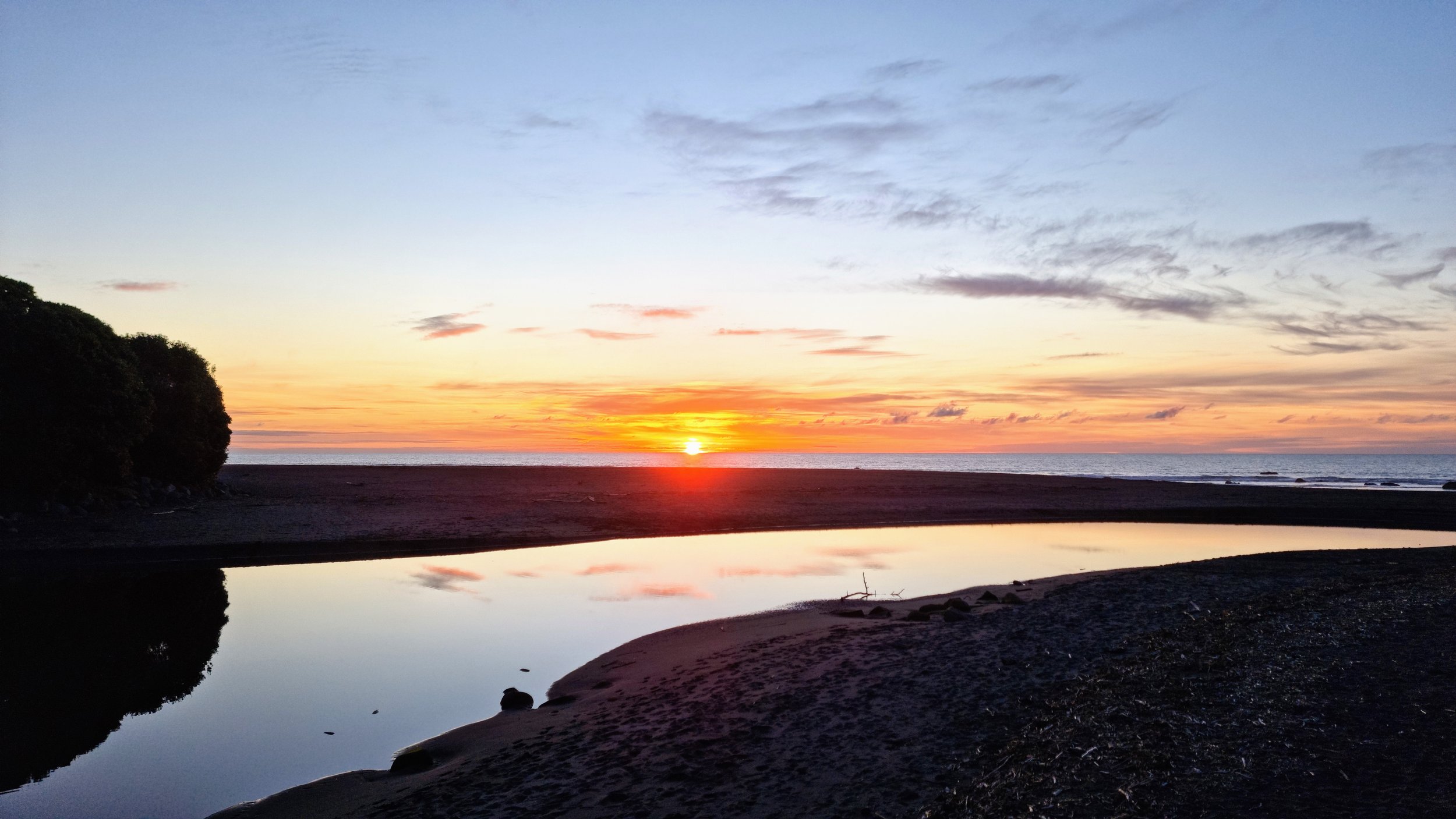West Coast Beach, Black Sand
