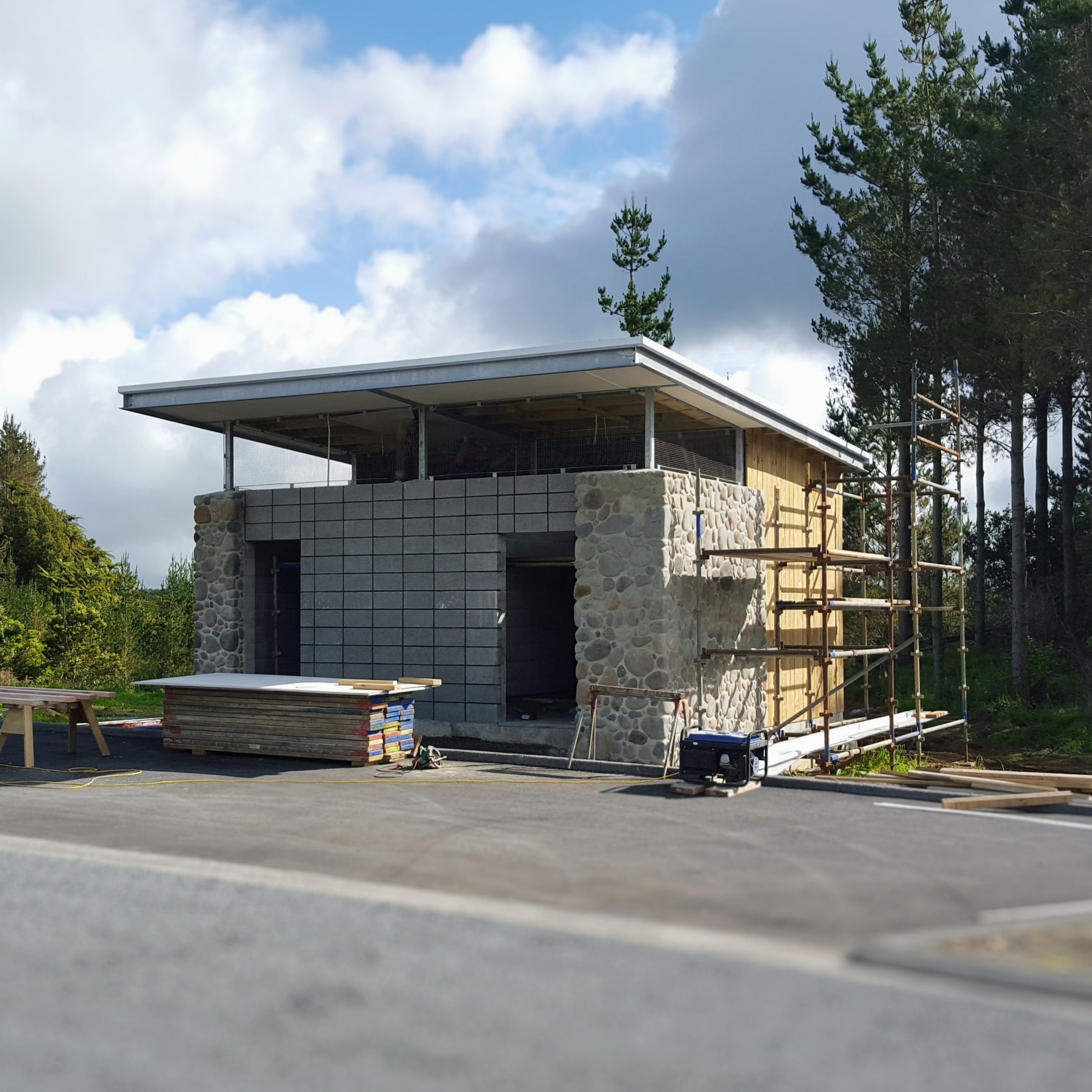 New Cemetry toilet block.