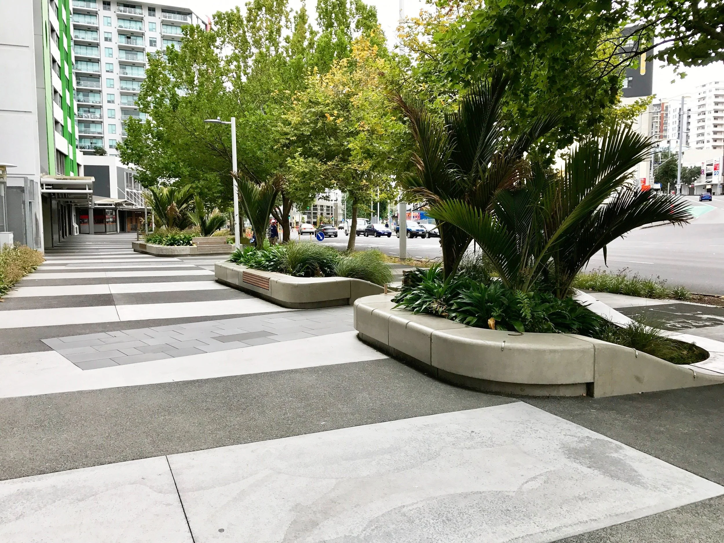 Streetscape upgrade, Pedestrian Improvements
