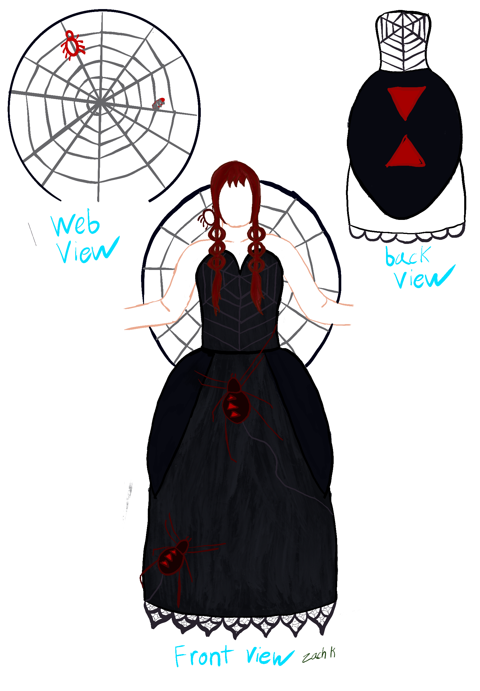 inspired by the black widow spider