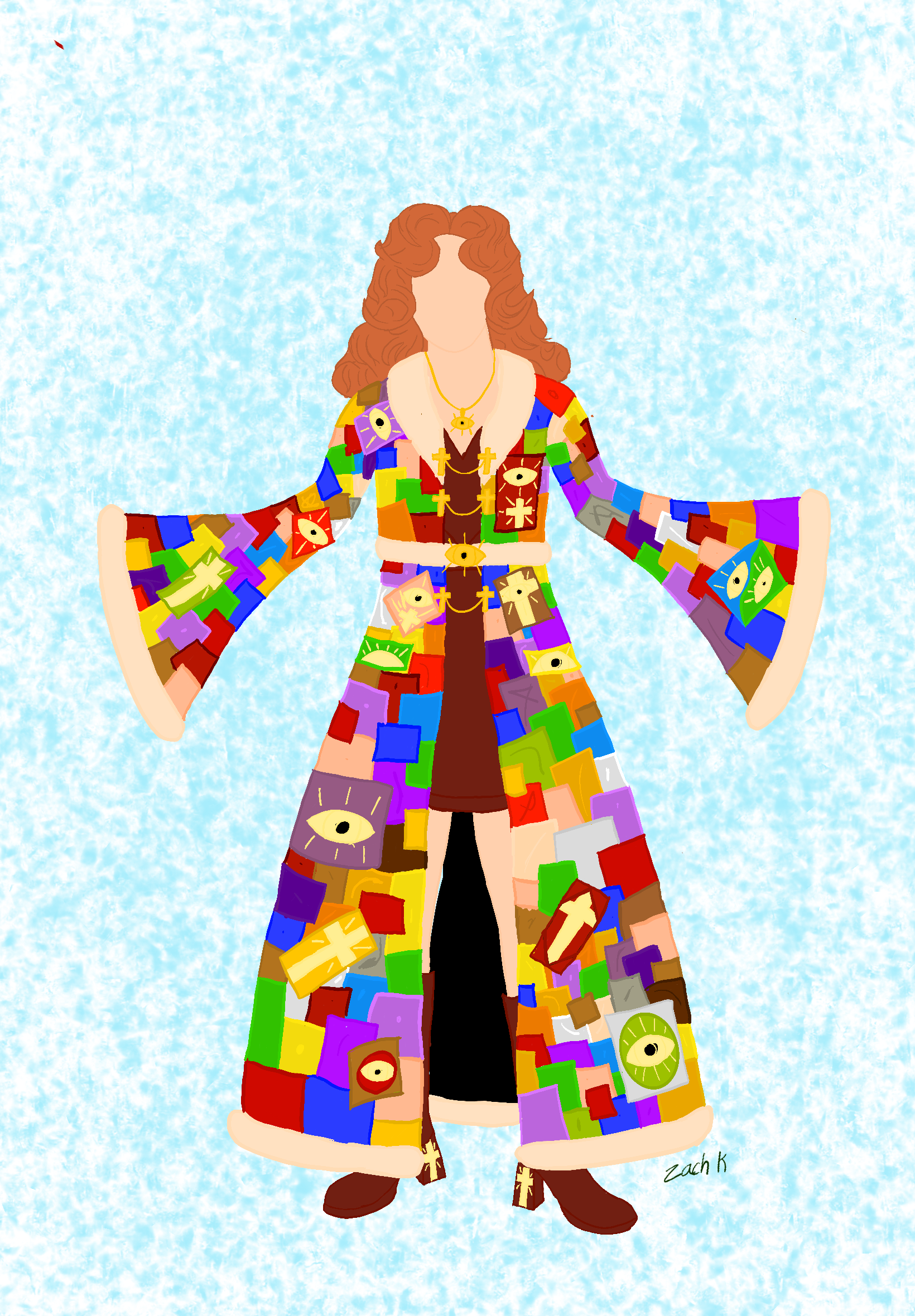 inspired by Joseph and the Amazing Technicolor Dreamcoat 